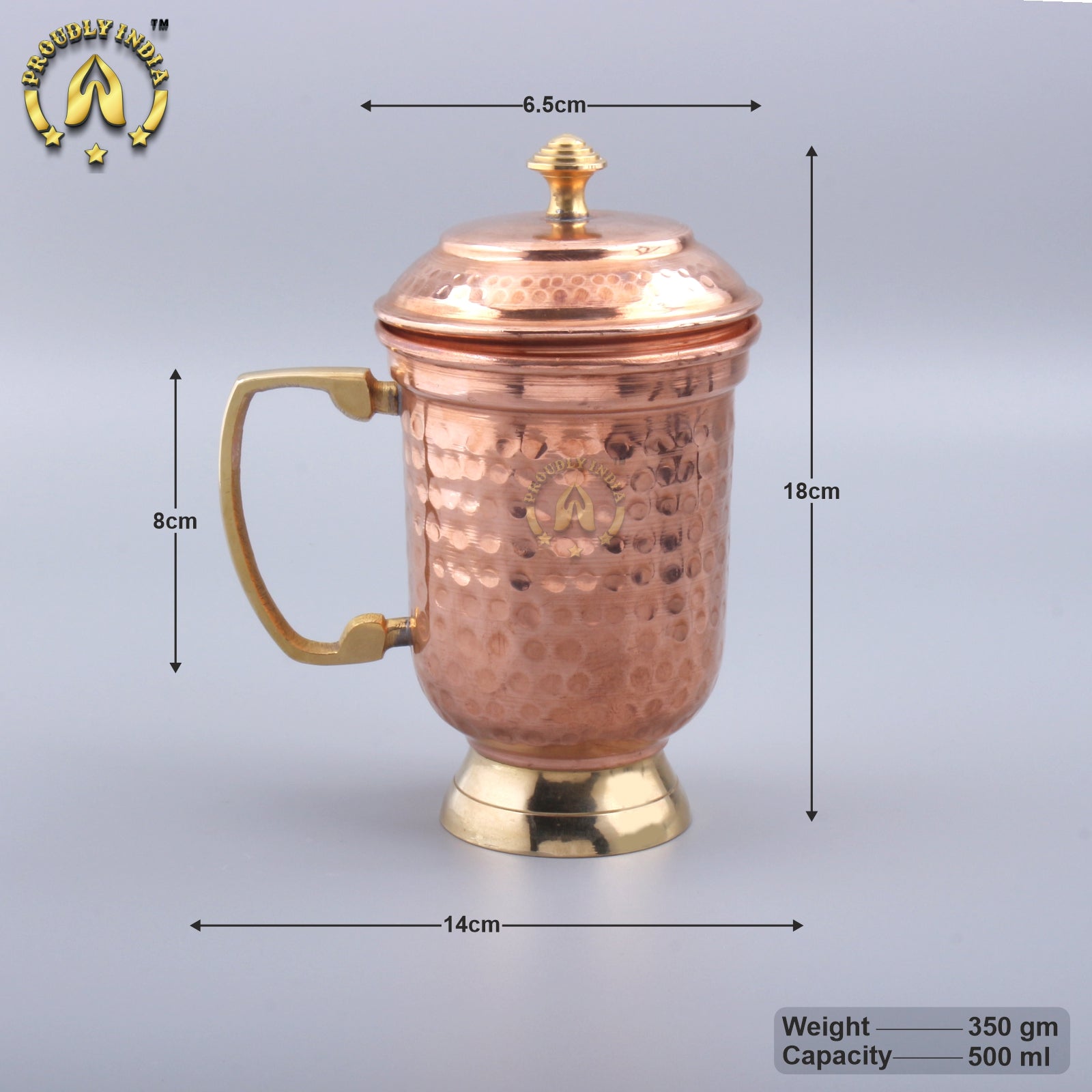 Copper Water Jug 500 ml
