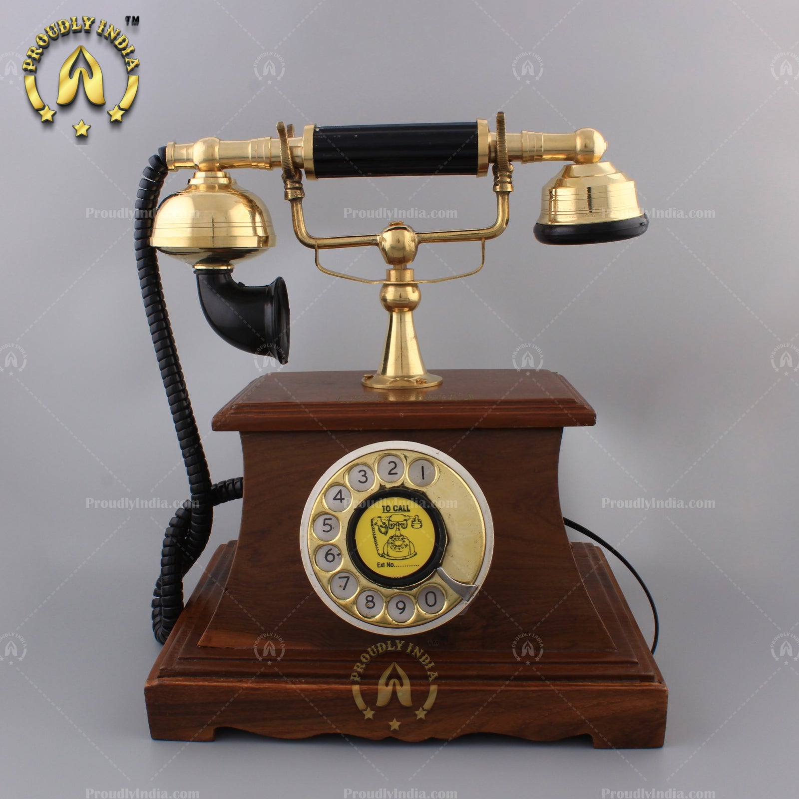 Wooden Shack Maharaja Retro Telephone