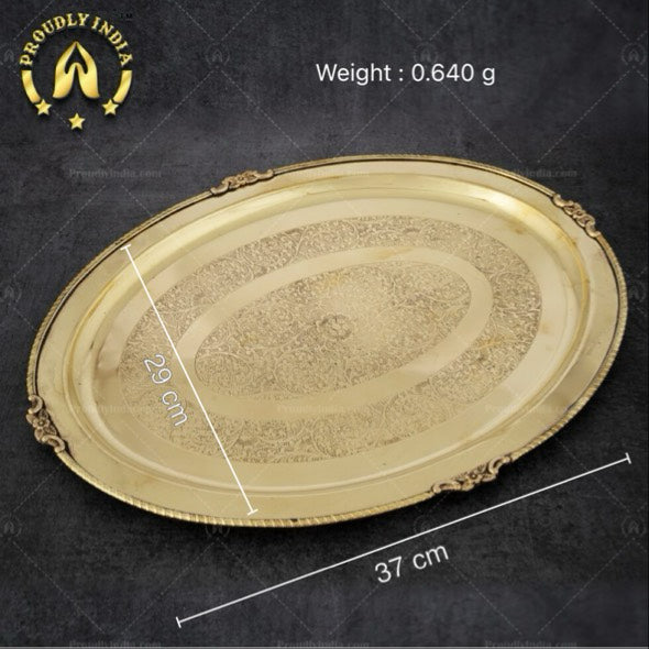 Brass Oval Tray
