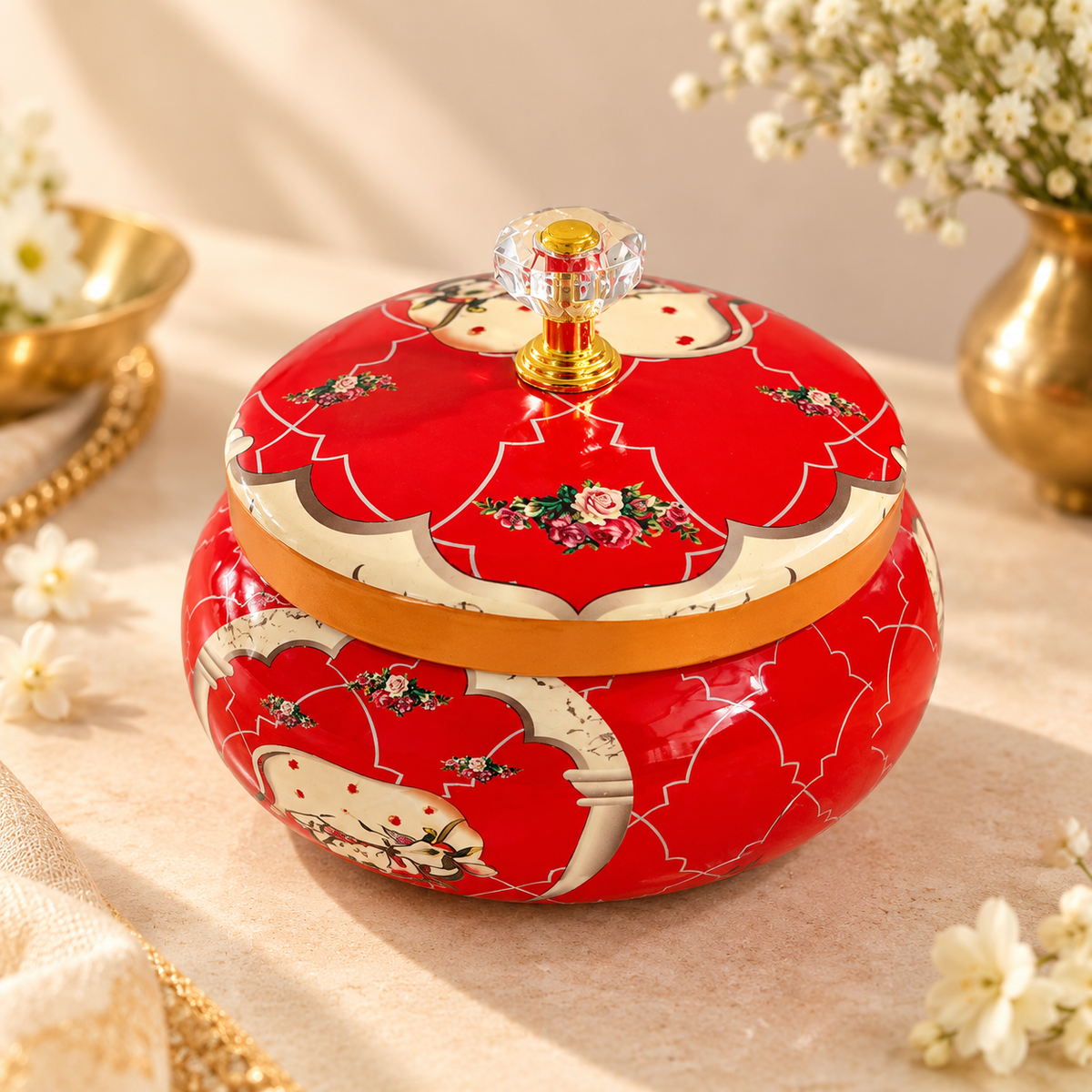 4" Pichwai Box ( Set of 20 )