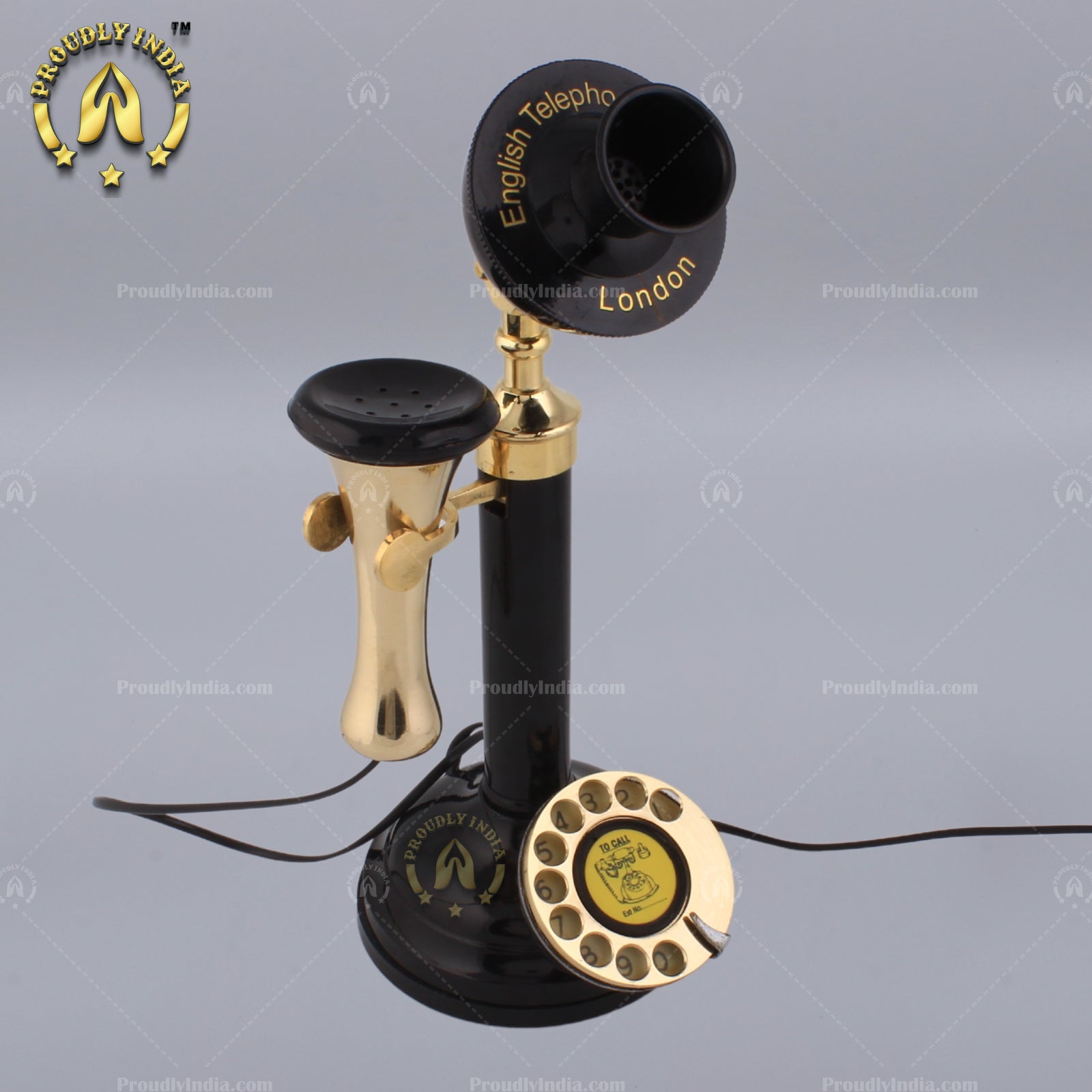 Backelite Old Roatary Dial Antique Telephone