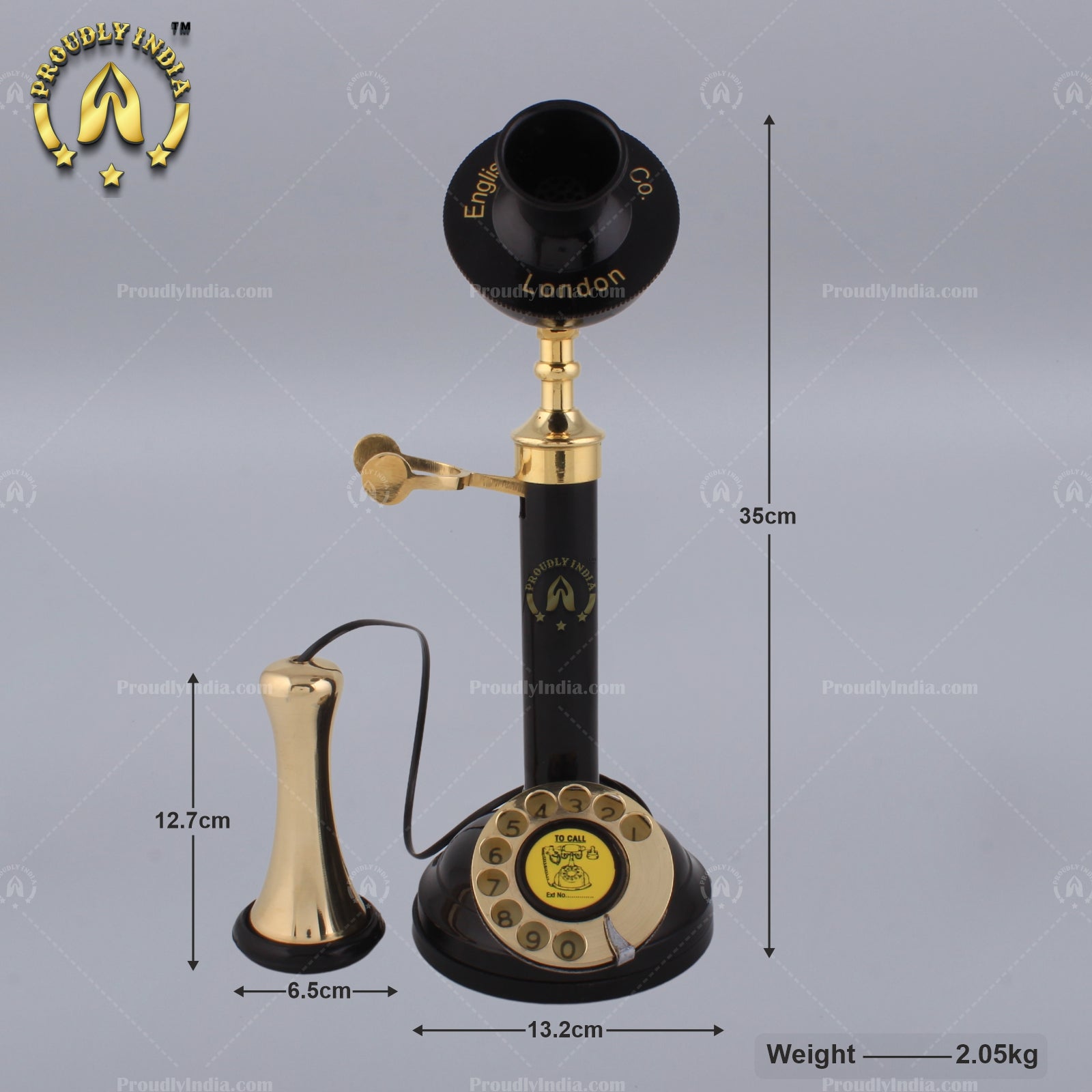 Backelite Old Roatary Dial Antique Telephone