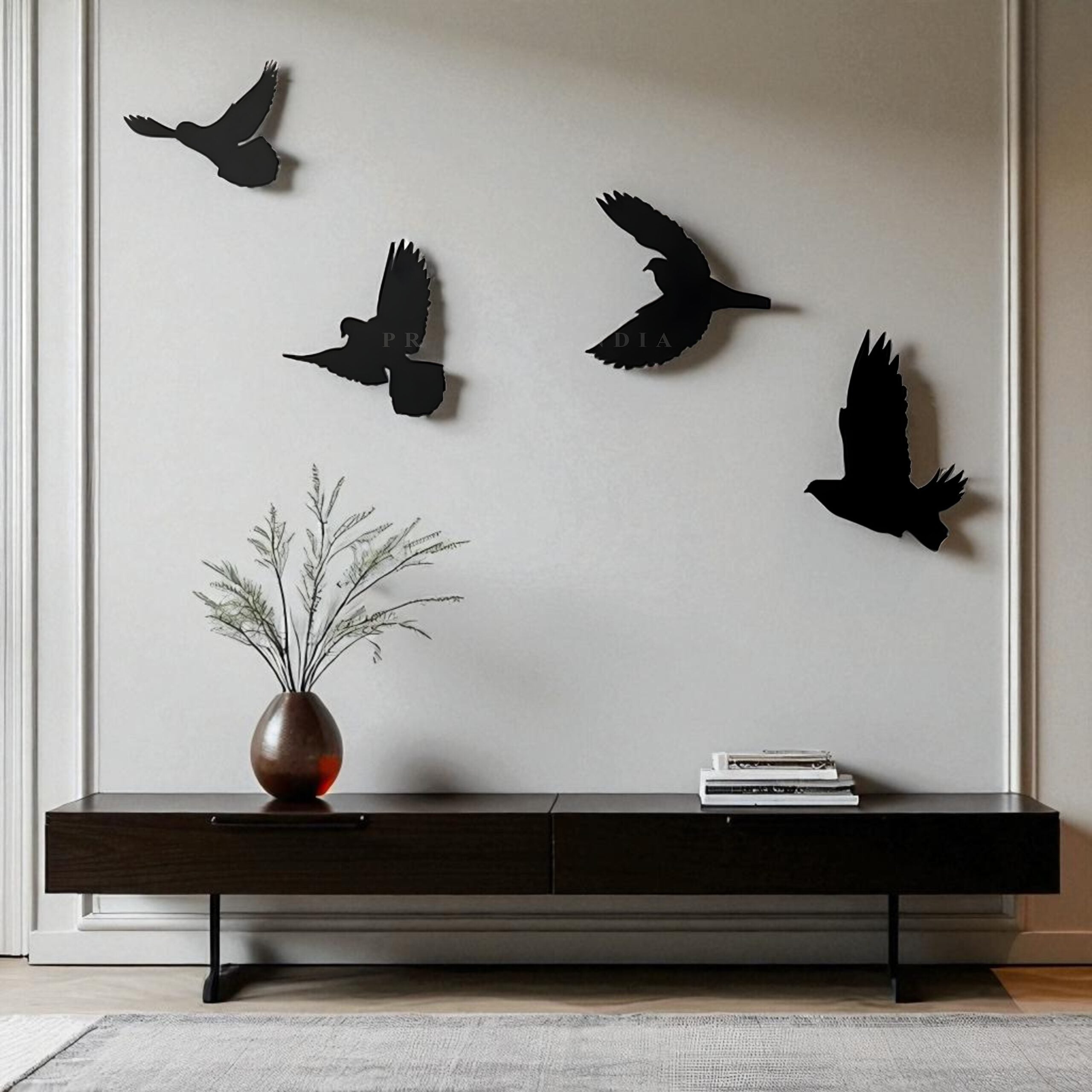 Wings of Quiet Revolt Iron Metal Wall Art