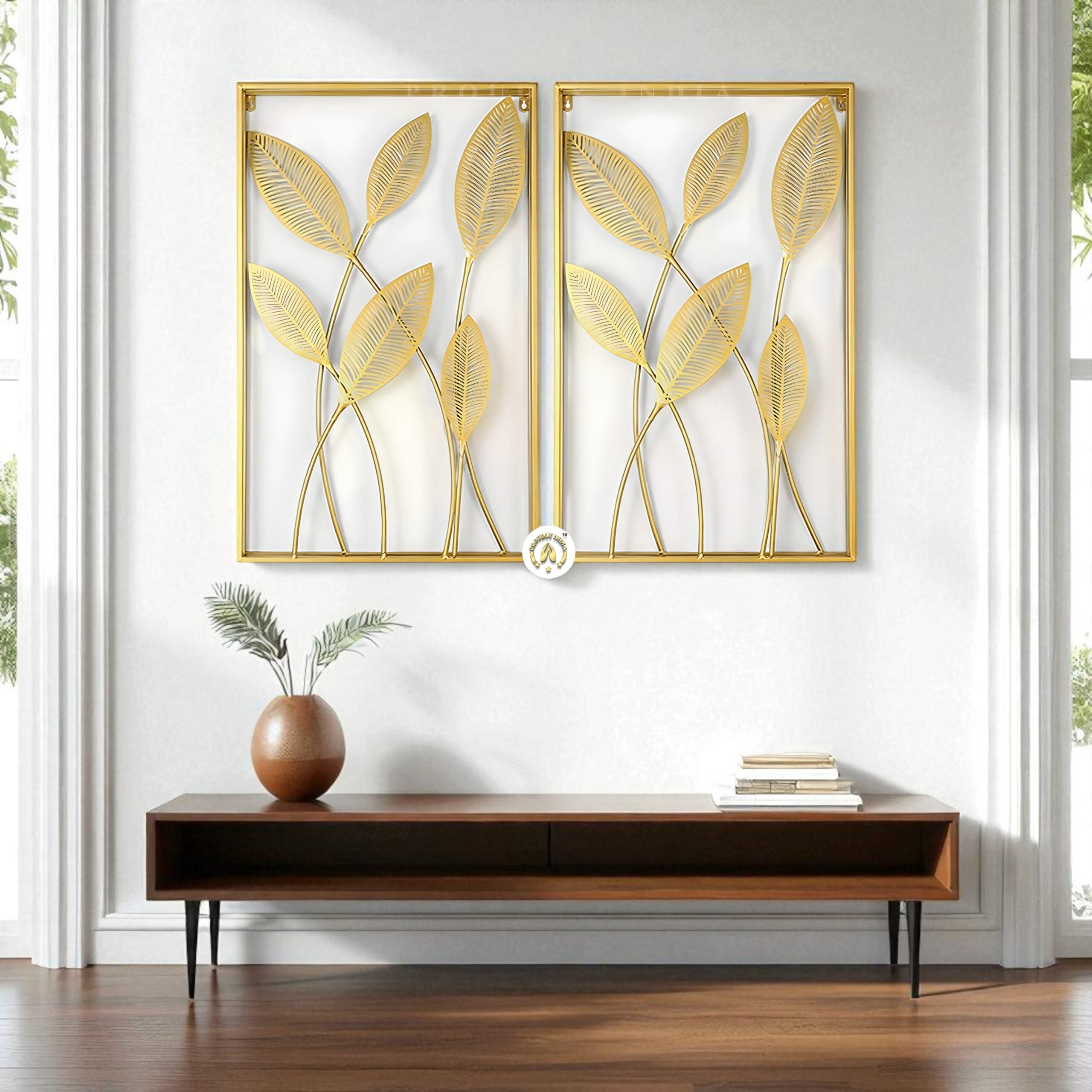 Golden Vein Serenity Wall Art Mural