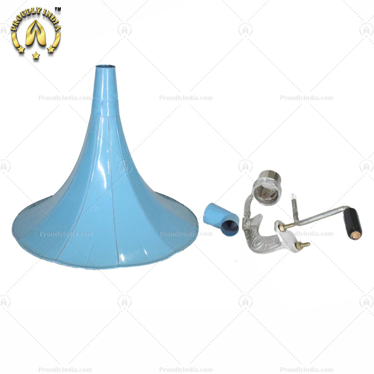 Blue Gramophone Horn