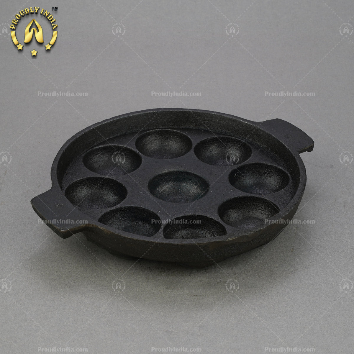 Iron Paniyaram Pan with 9 Pits
