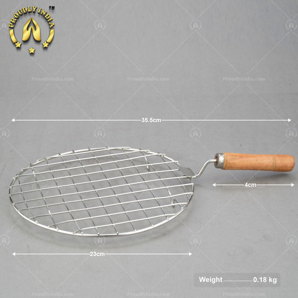 Stainless Steel Round Roti Grill Roaster