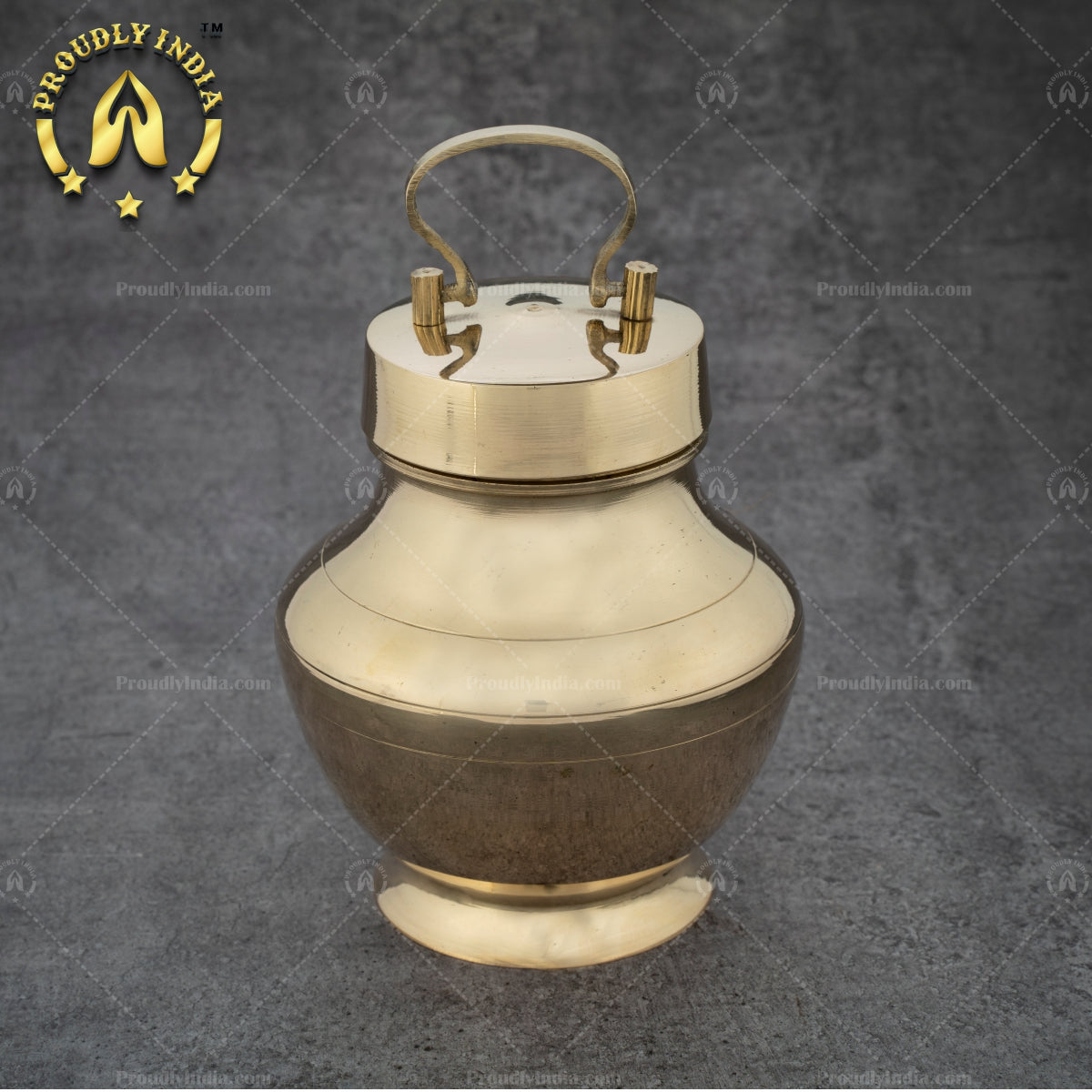 Brass Lota with Inbuilt Tumbler | Kooja