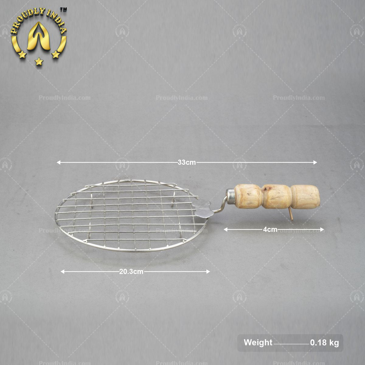 Stainless Steel Round Roti Grill Roaster