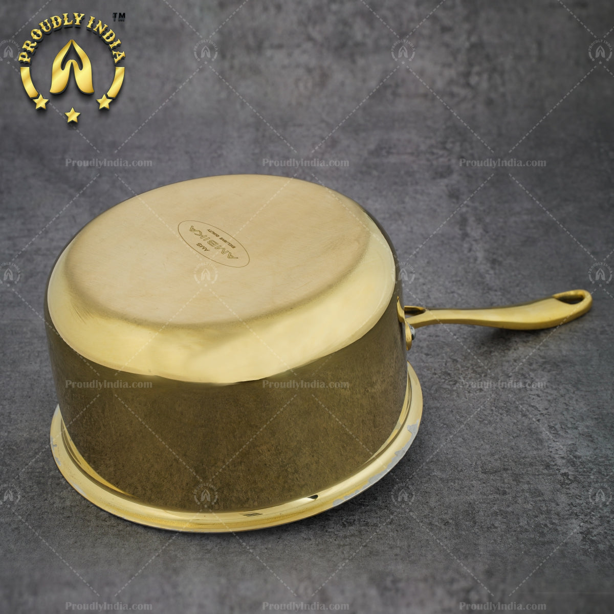 Brass Sauce Pan With Lid