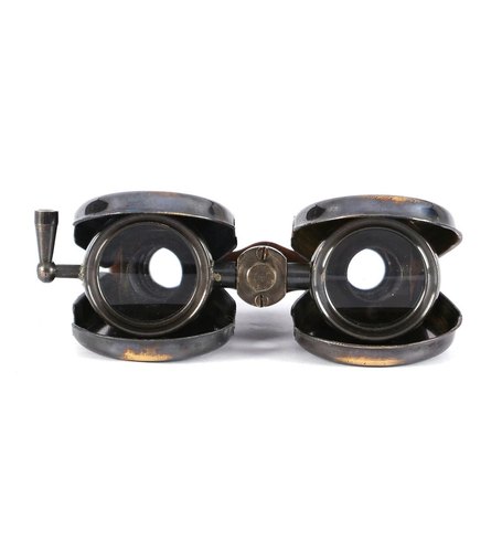 Foldable Brass Kelvin & Hughes Binocular London 1917