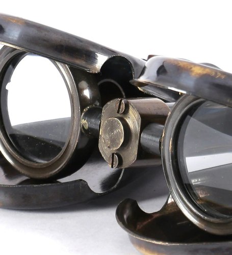 Foldable Brass Kelvin & Hughes Binocular London 1917
