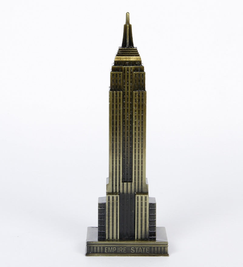 Bronze Iron Souvenir Empire State Building Miniature