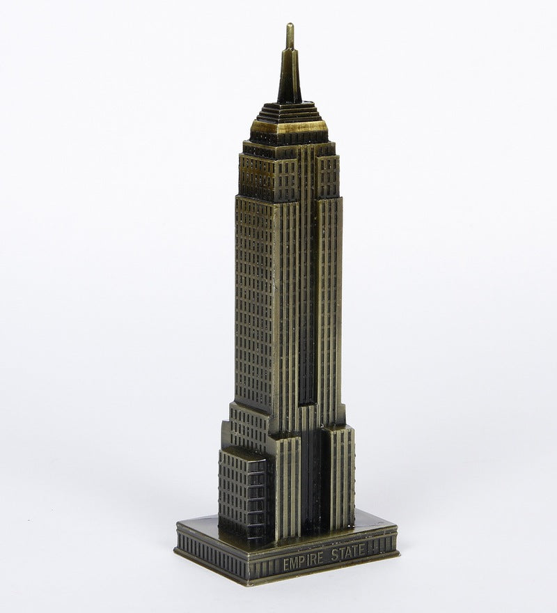 Bronze Iron Souvenir Empire State Building Miniature