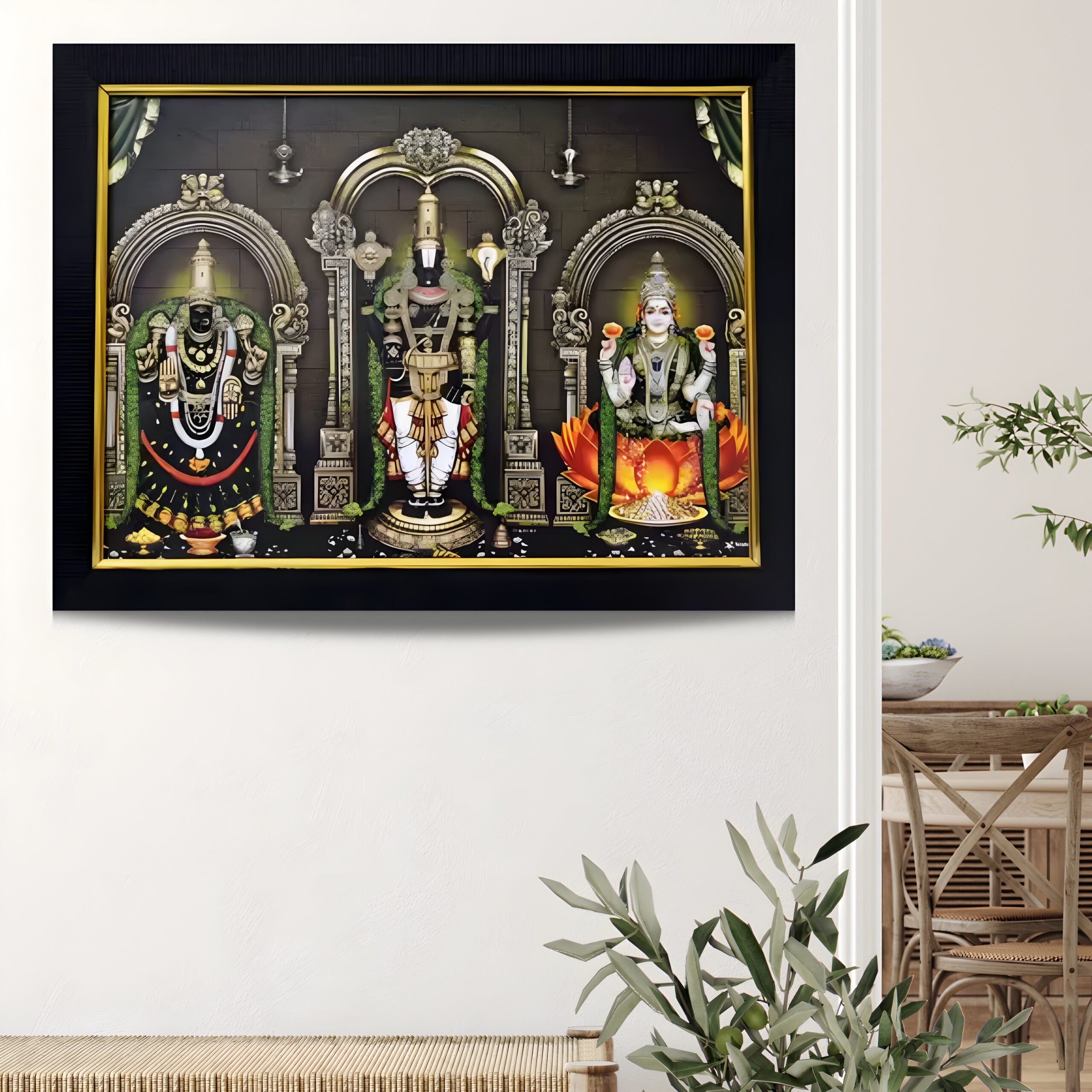 Padmavati Lakshmi God Photo Religious Frame