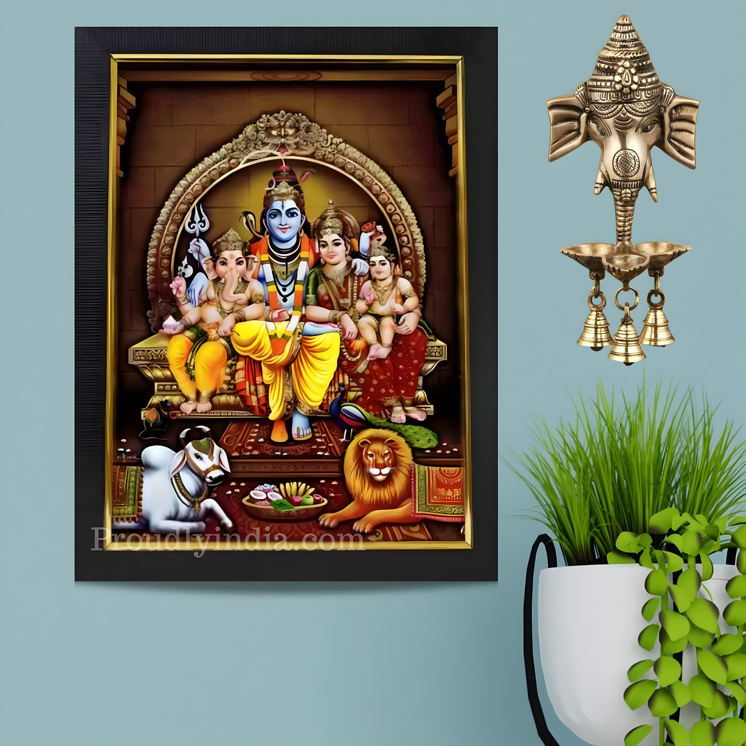 Shiva kutumbam Idol Photo Frame