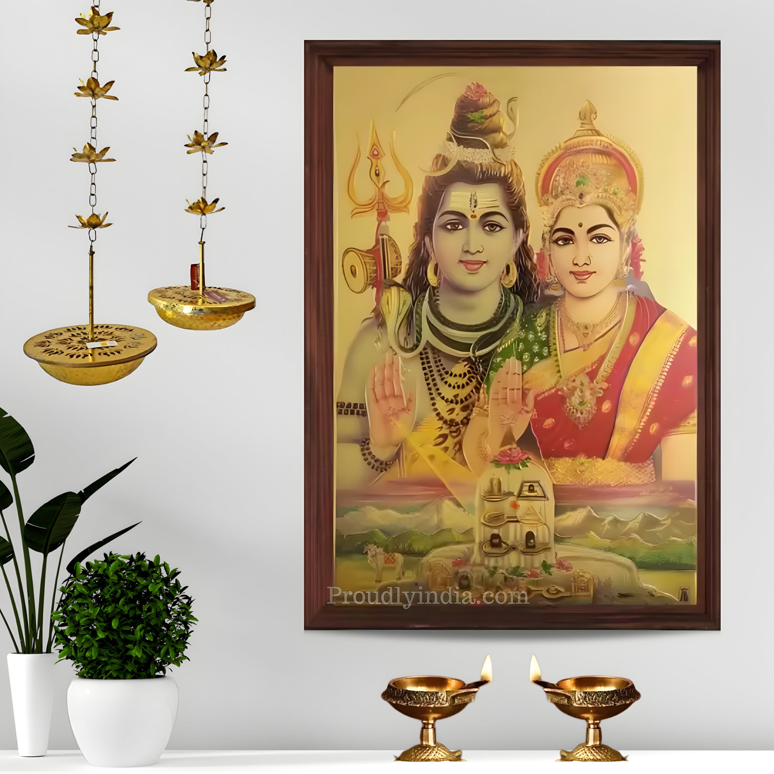 Parvati Religious Frame