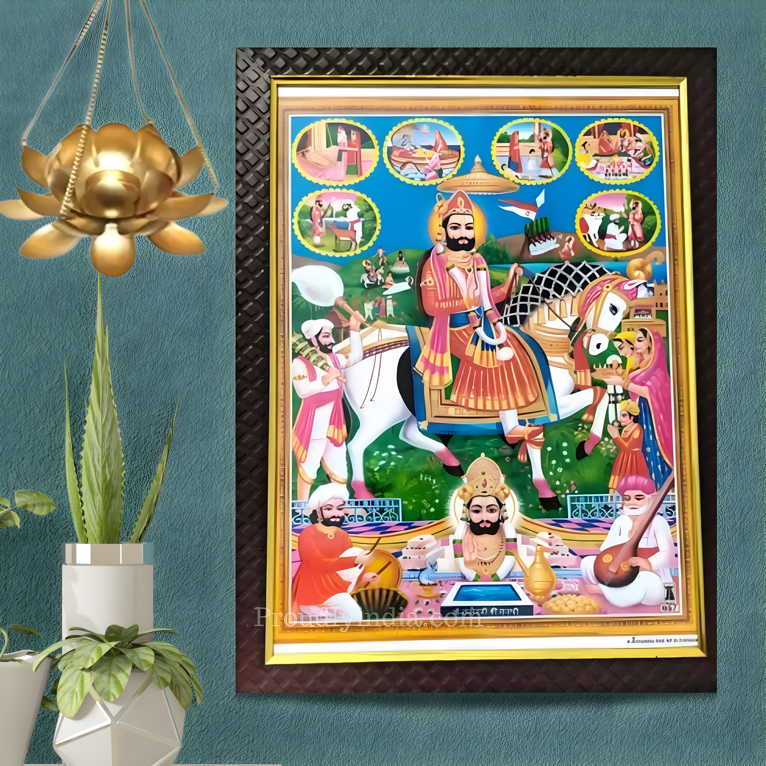 Khatu shyam ji Baba Ramdev ji Religious Frame