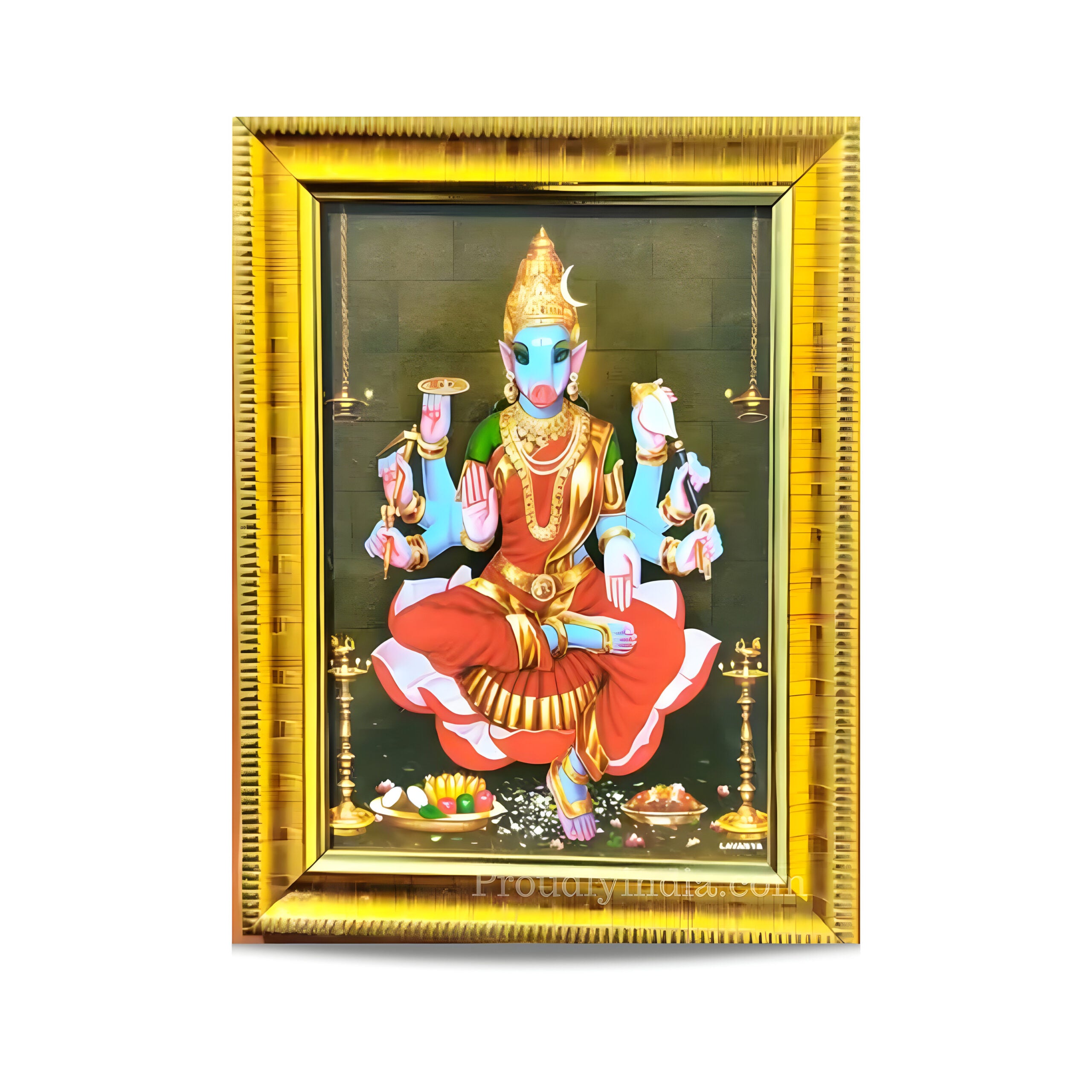 Varahi Amman Idol Religious Frame