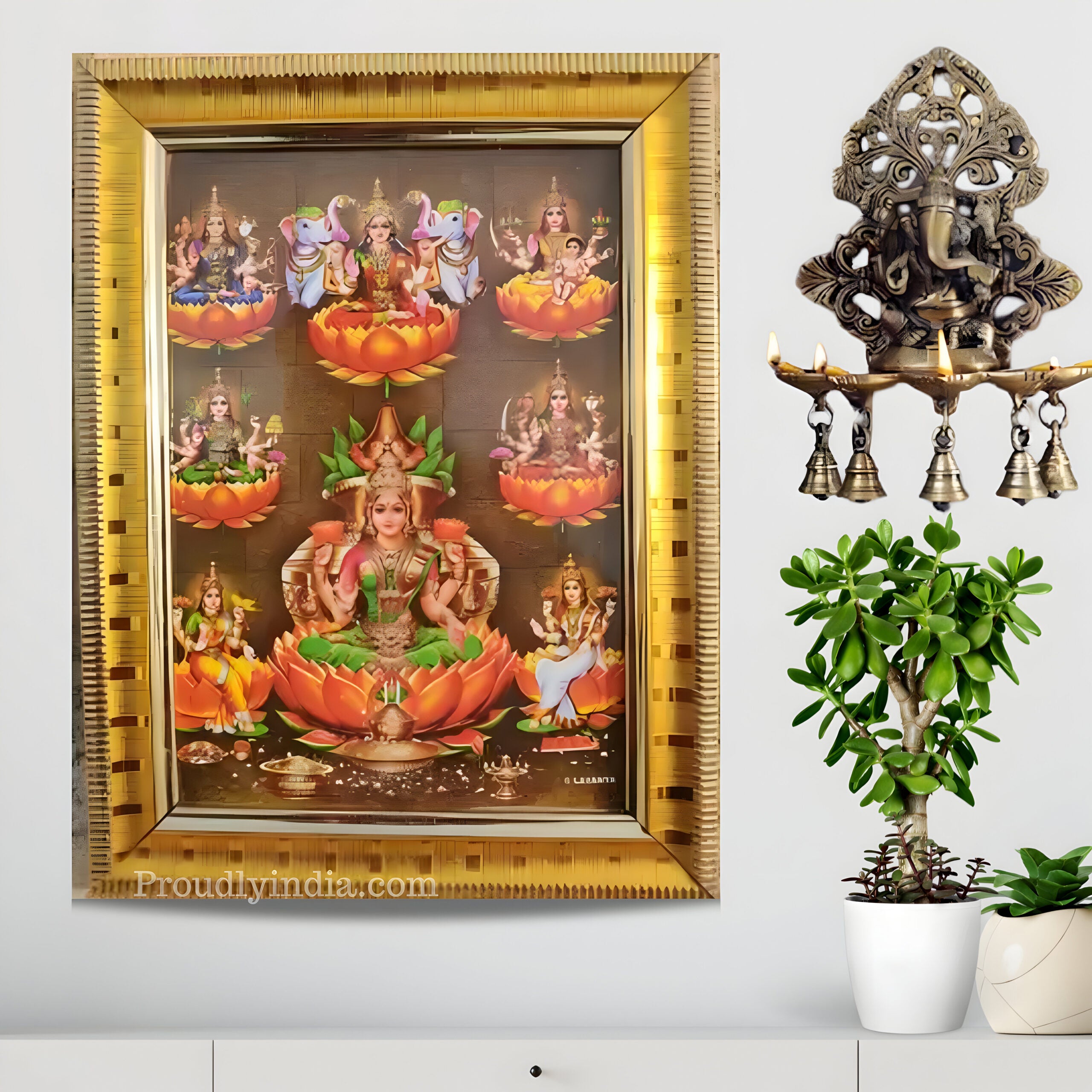 Ashtalakshmi Religious Frame