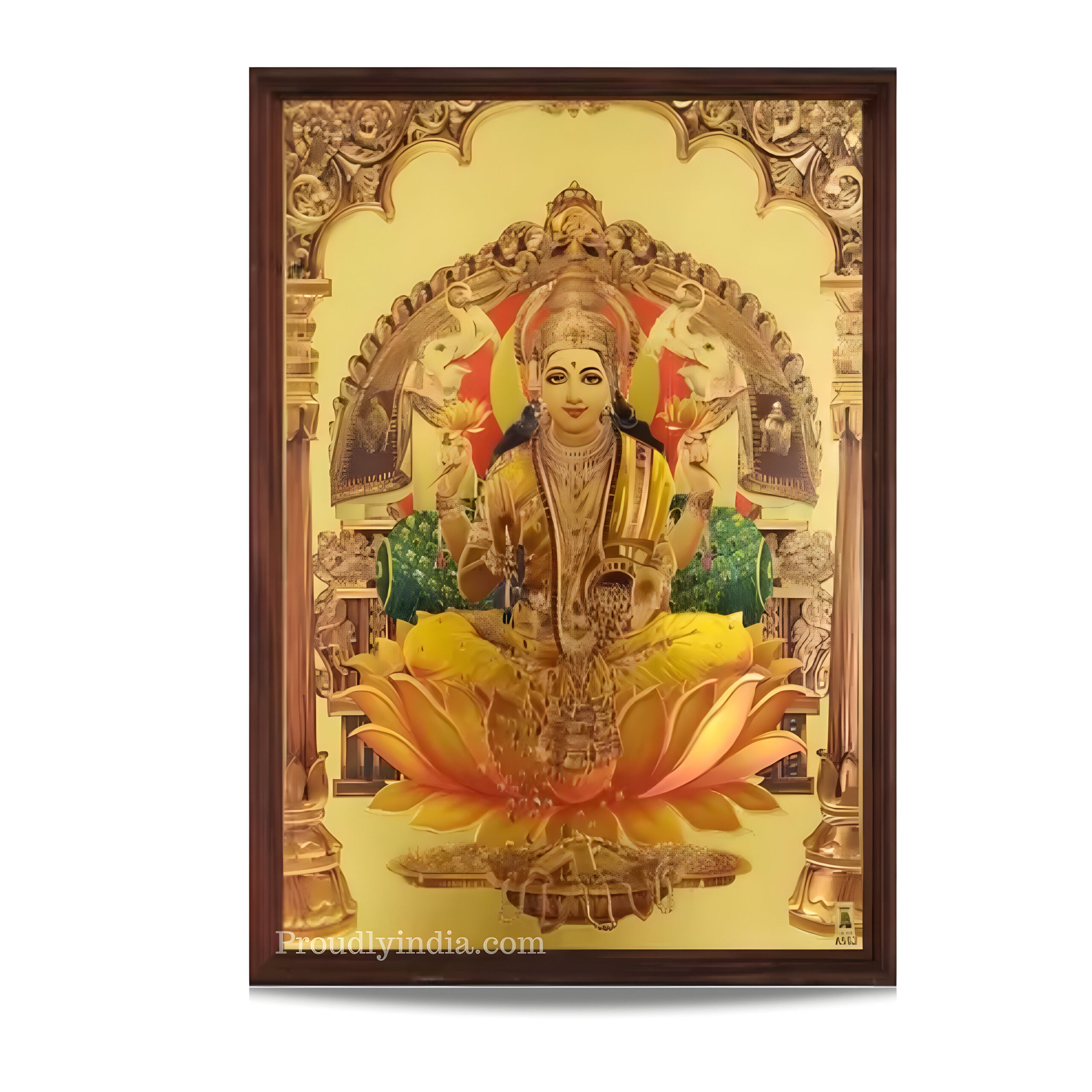 Lakshmi Idol Religious Frame
