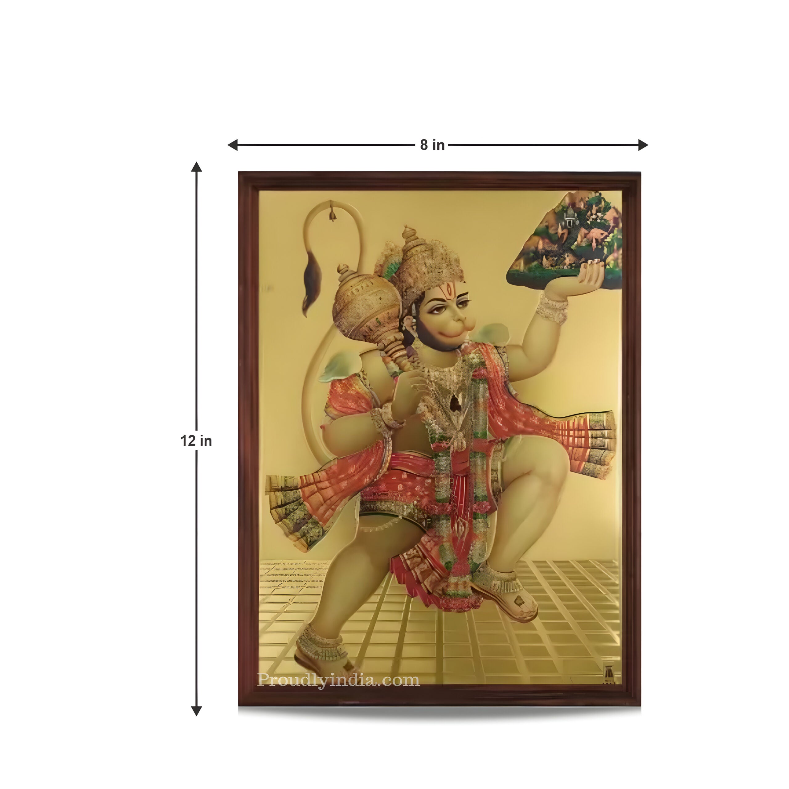 Hanuman Idol Religious Frame