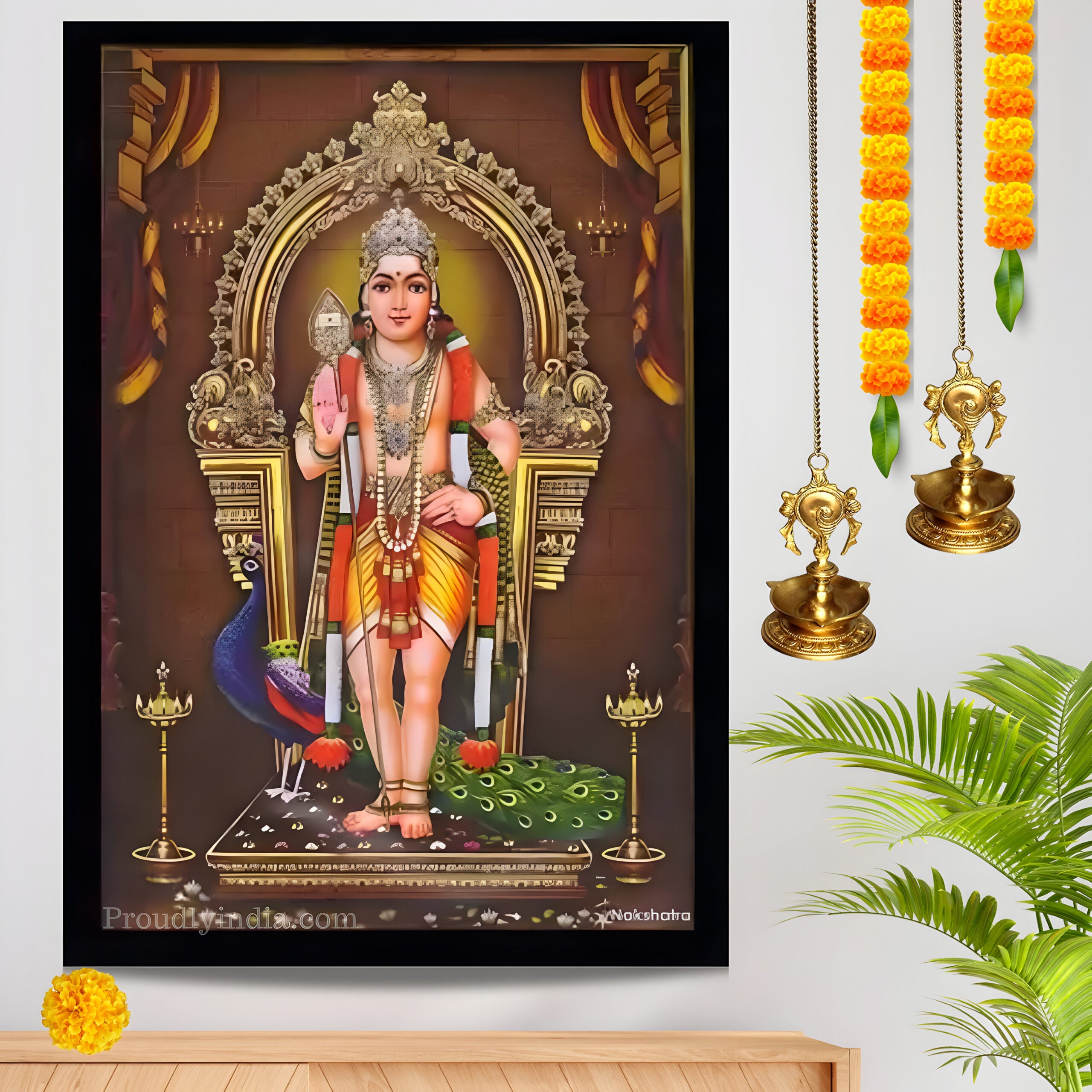 Karthikeya swamy Idol Religious Frame