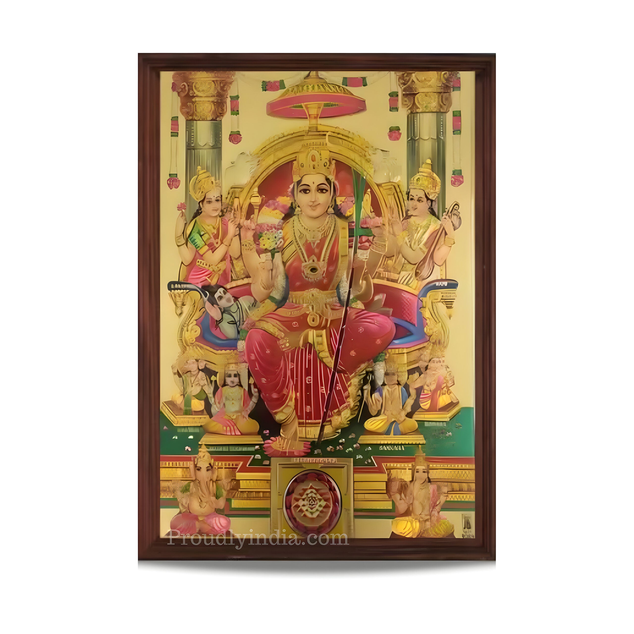 Lalitha devi - Tripura sundari mata Religious Frame