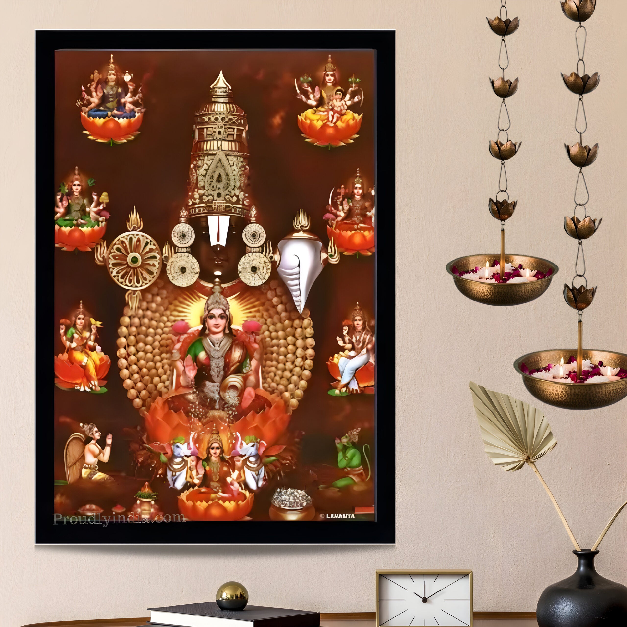 Lakshmi God Religious Frame