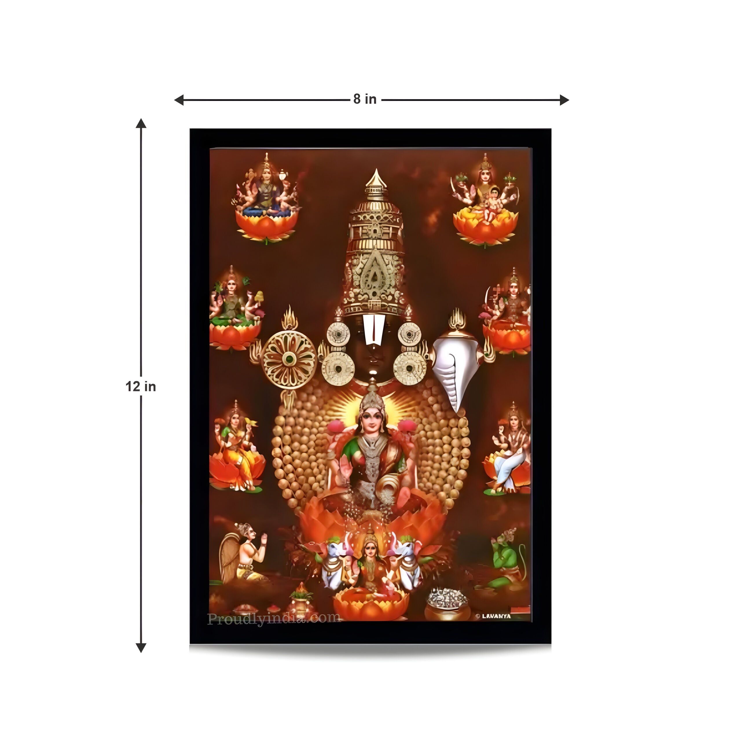 Lakshmi God Religious Frame