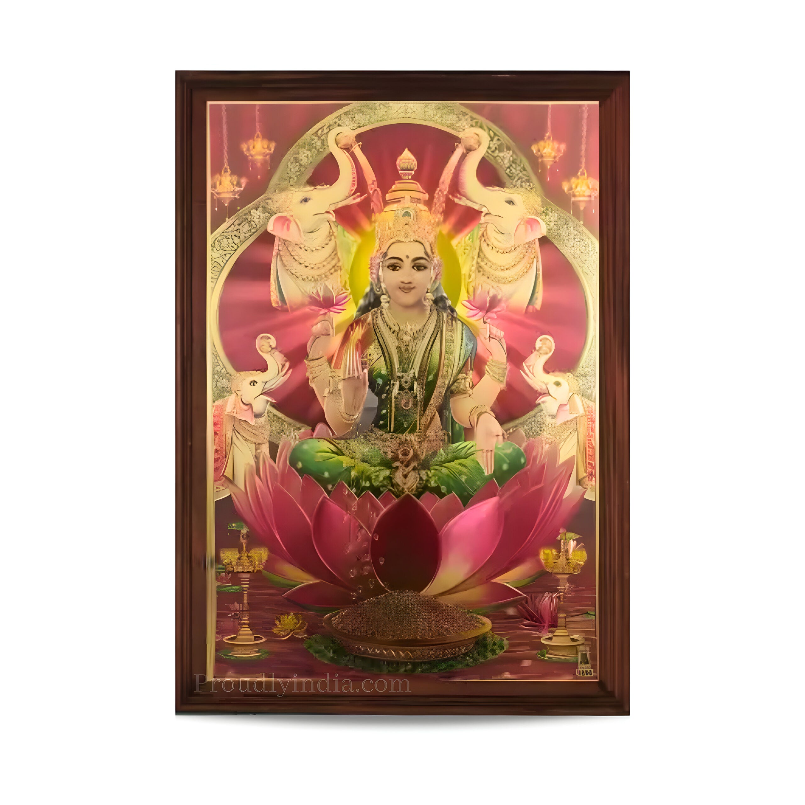 Lakshmi Religious God Frame