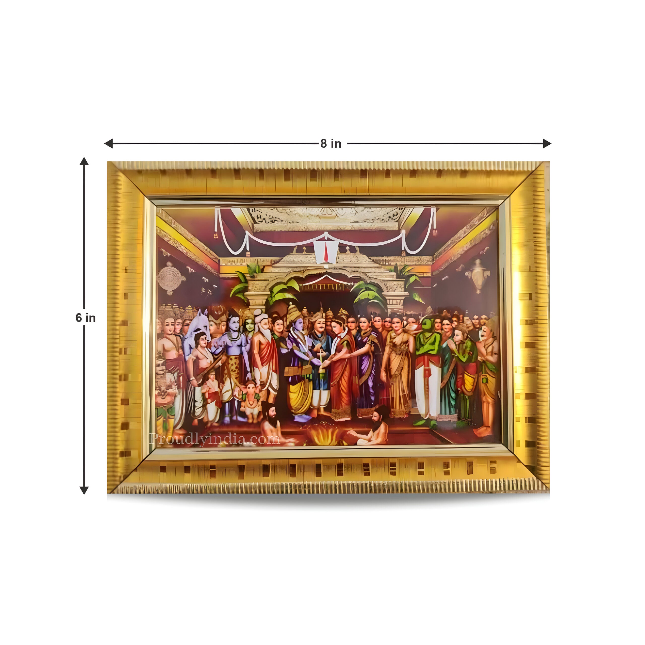 Balaji Kalyanam Idol Religious Frame