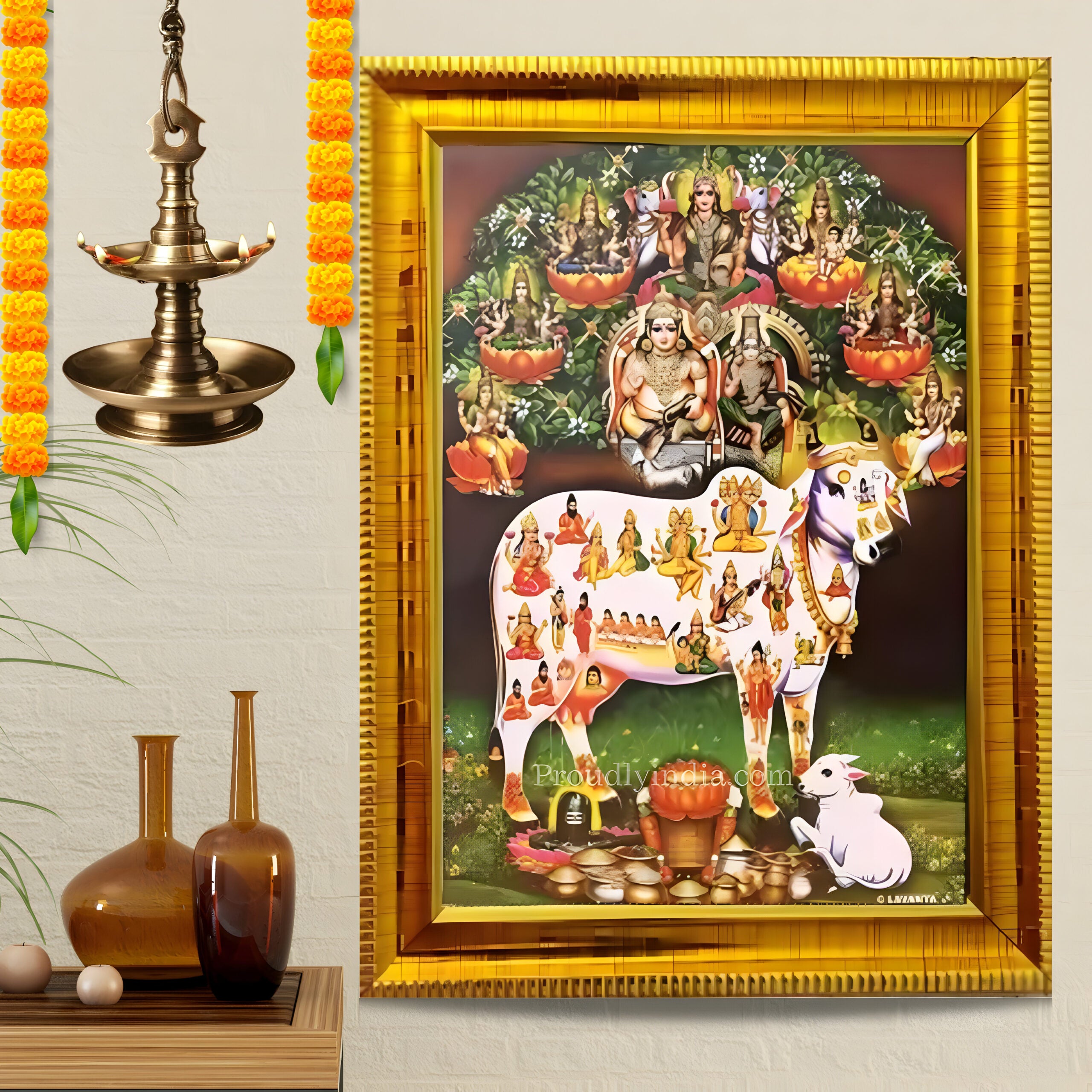 Small Kuberan Photo frame