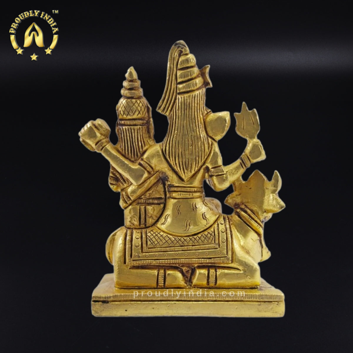 Brass Lord Shiva Family Statue