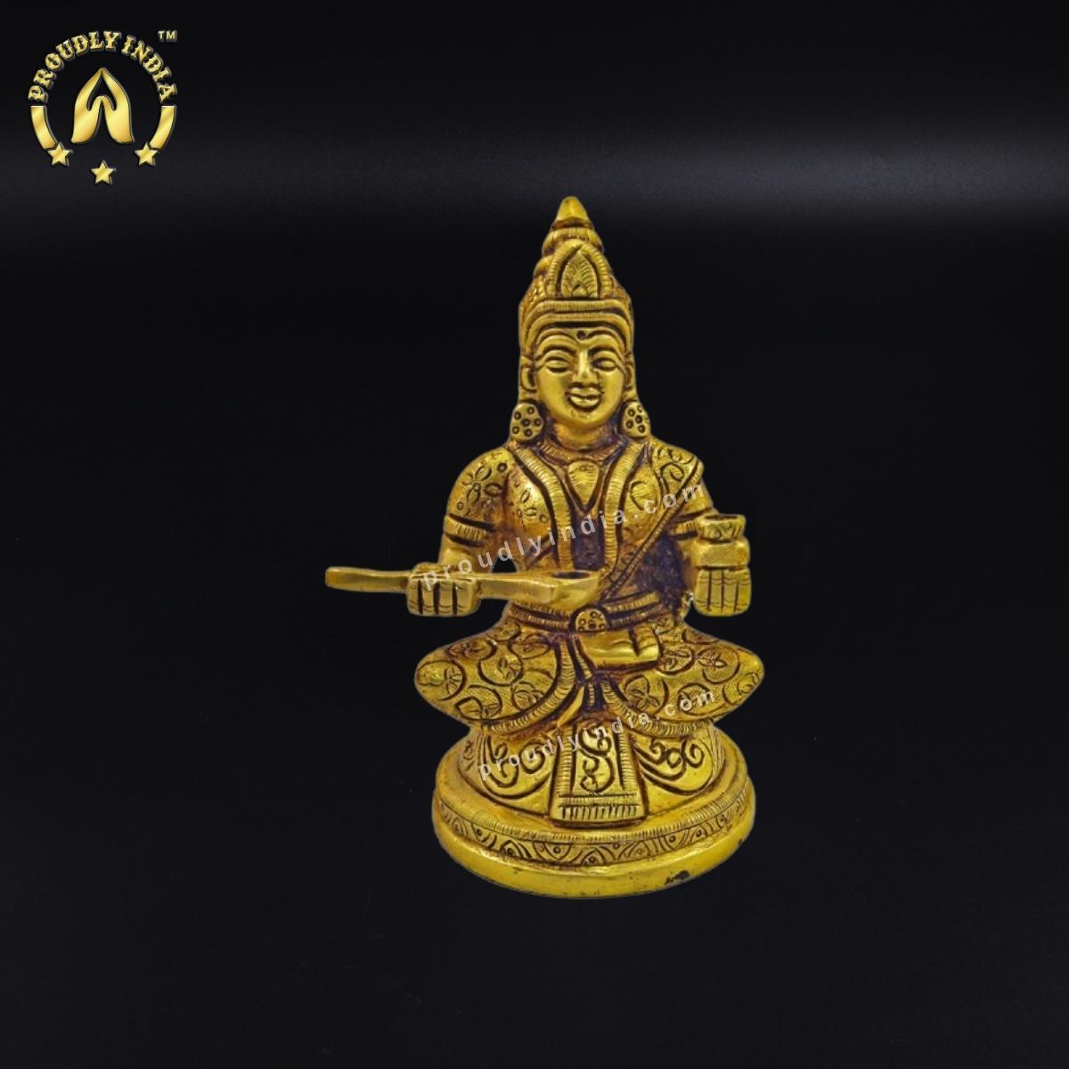 6" Goddess Annapurna Devi Statue