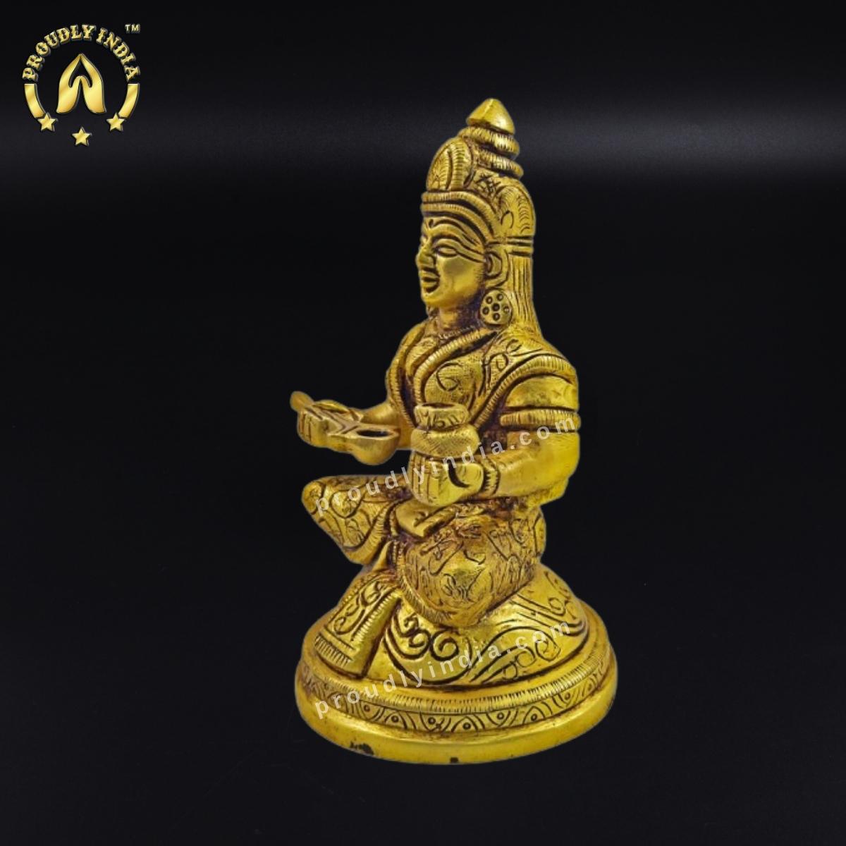 6" Goddess Annapurna Devi Statue