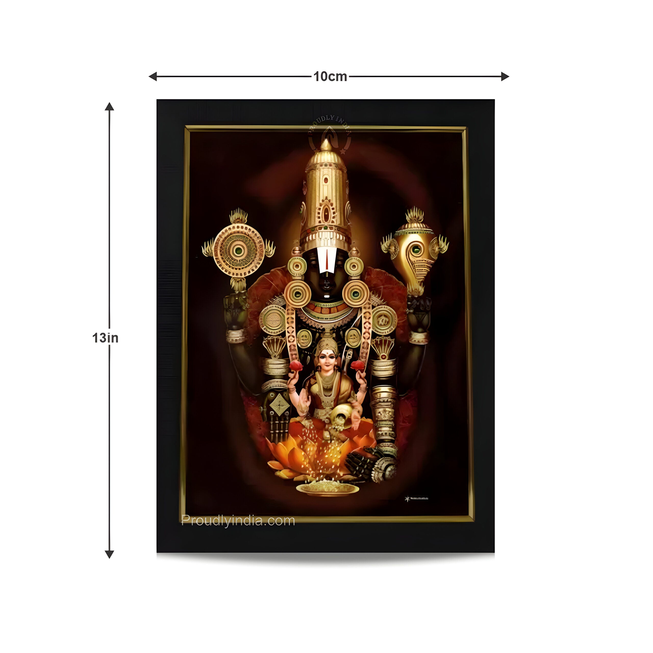 Hrudaya Lakshmi Narayana God Photo Religious Frame