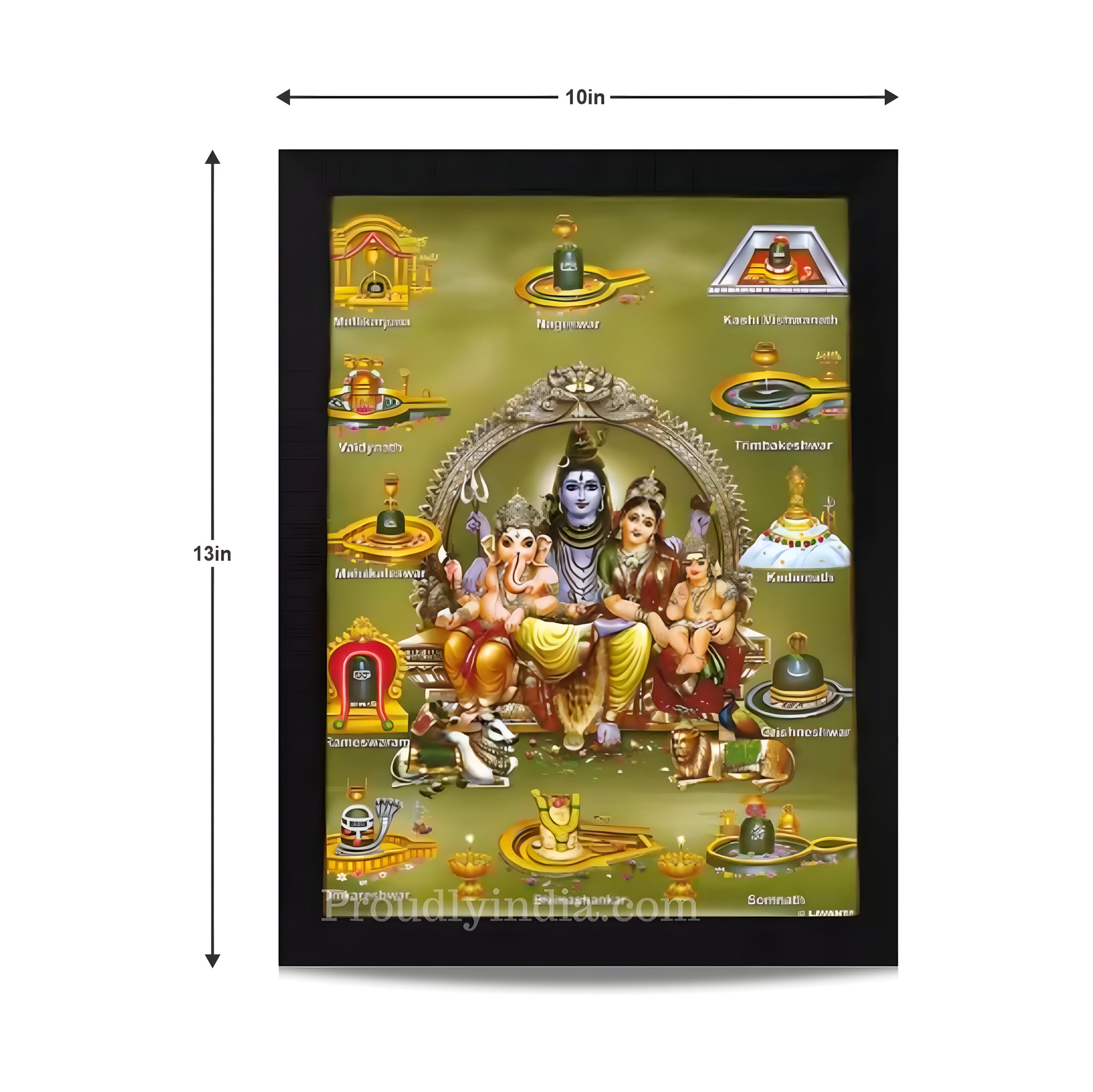Lord Shiva parvati darbar Religious Frame