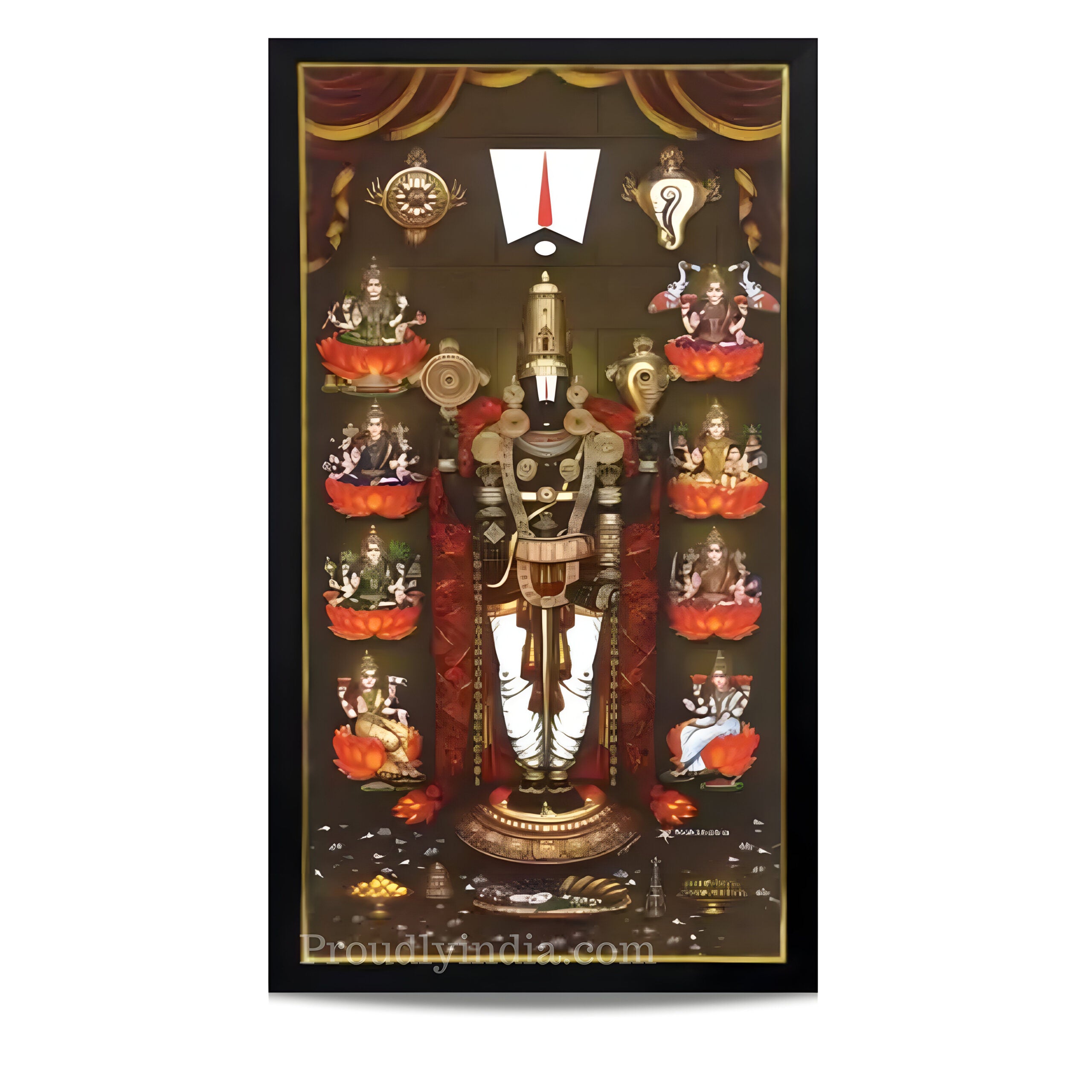 AstaLakshmi Venkateswara Swamy God Photo Frame