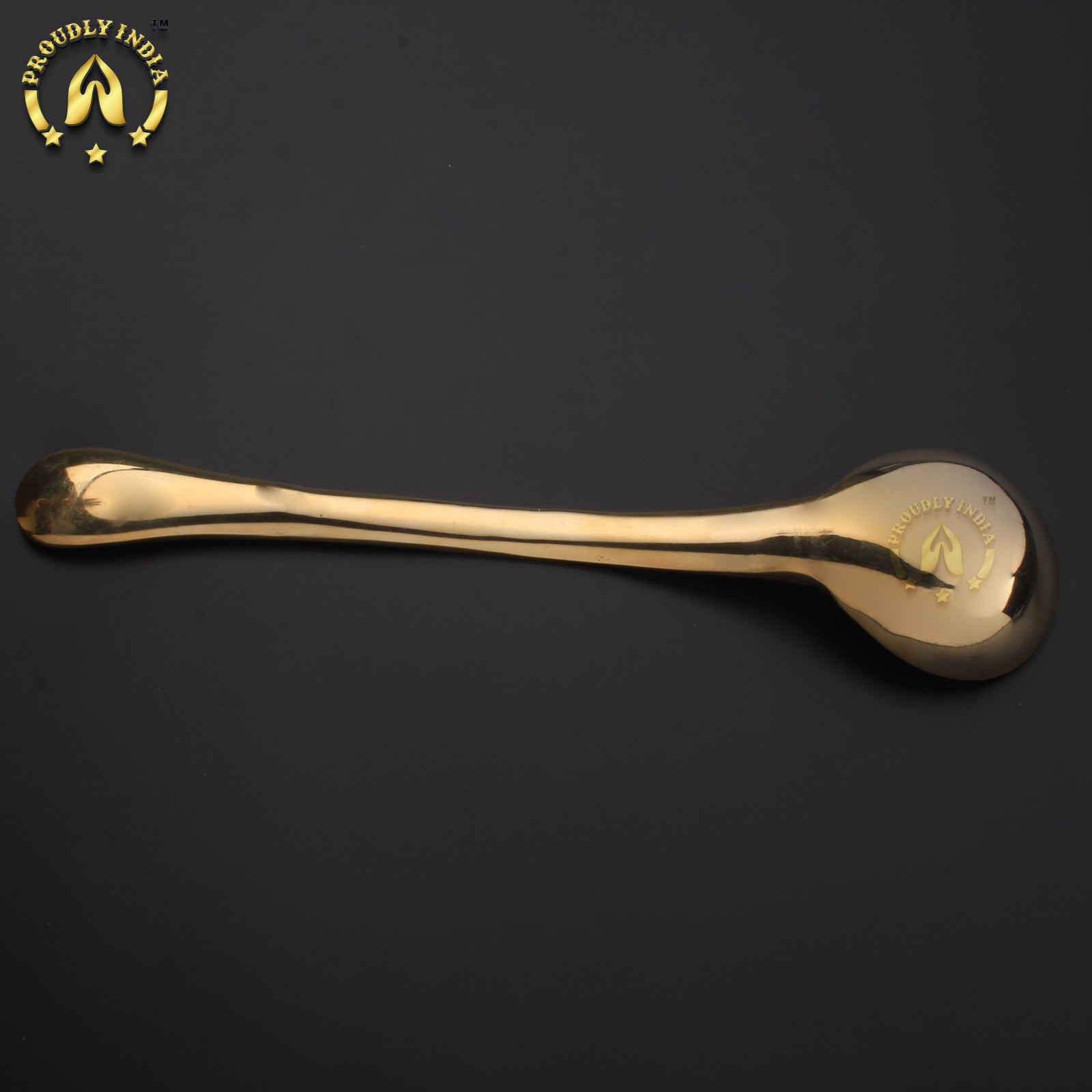 Georg Jensen Inspired 3 Pure Brass Serving Spoons