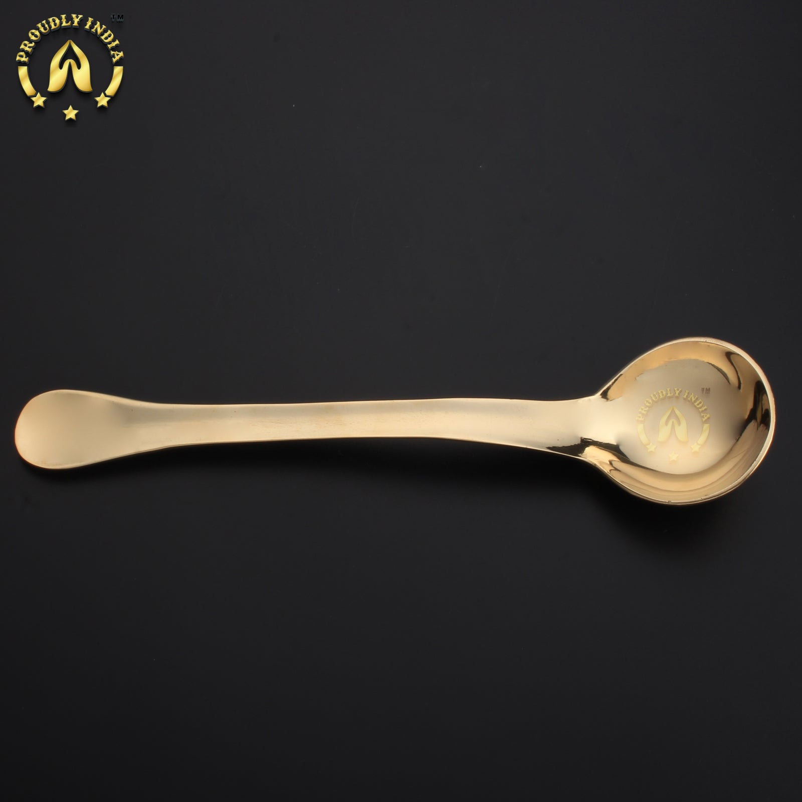 Georg Jensen Inspired 3 Pure Brass Serving Spoons