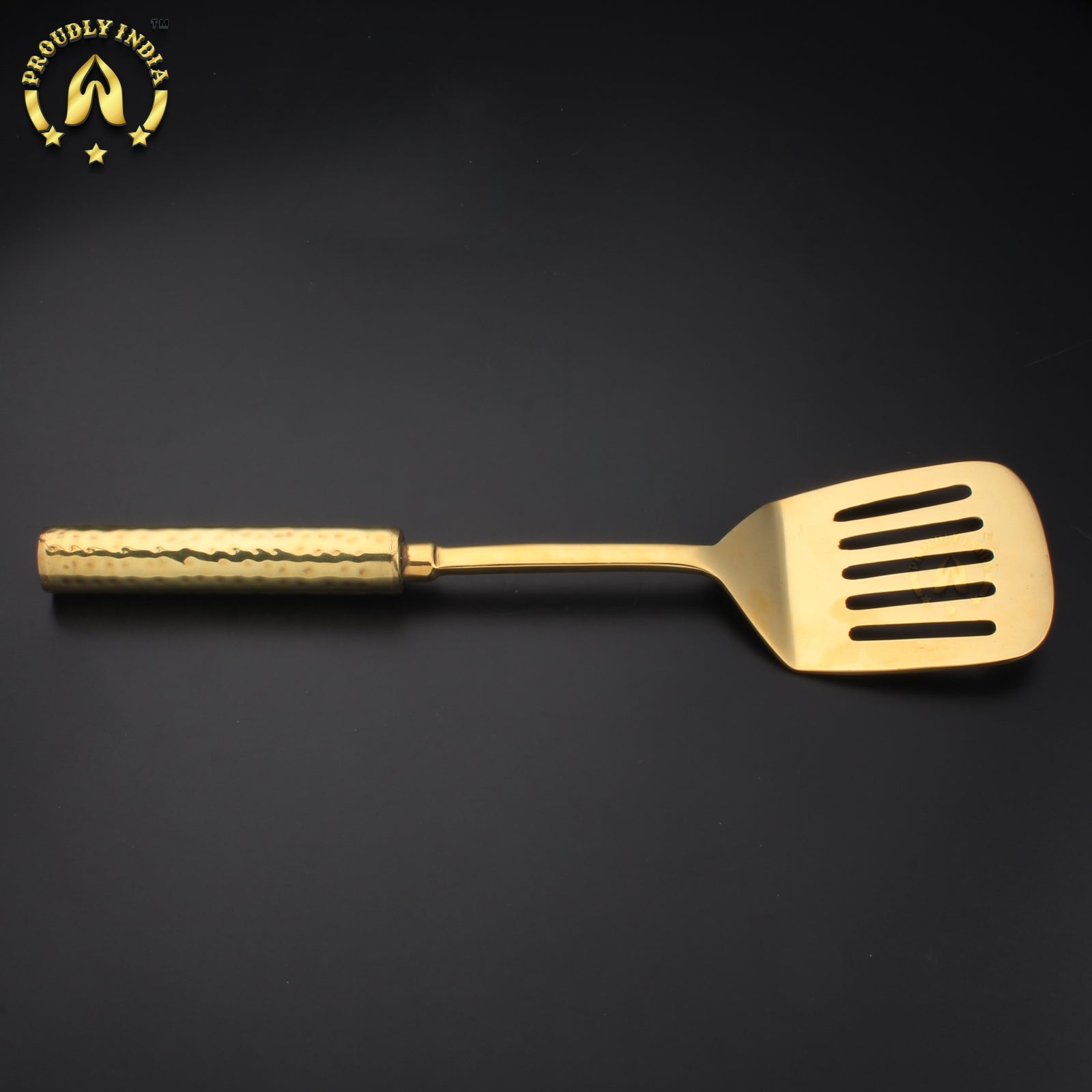 Brass Spatula with Brass Handle