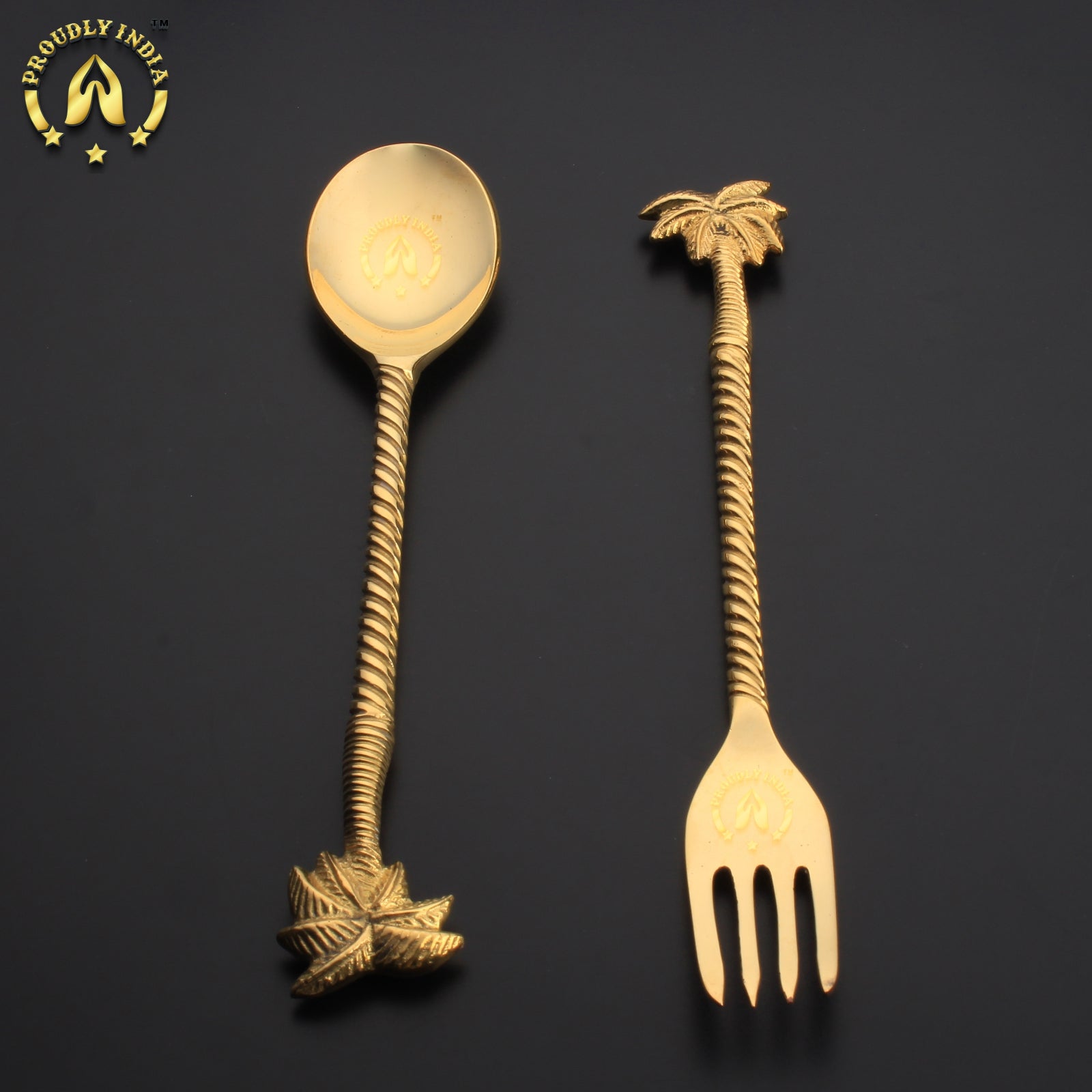 Heavy Designer Spoon and Fork