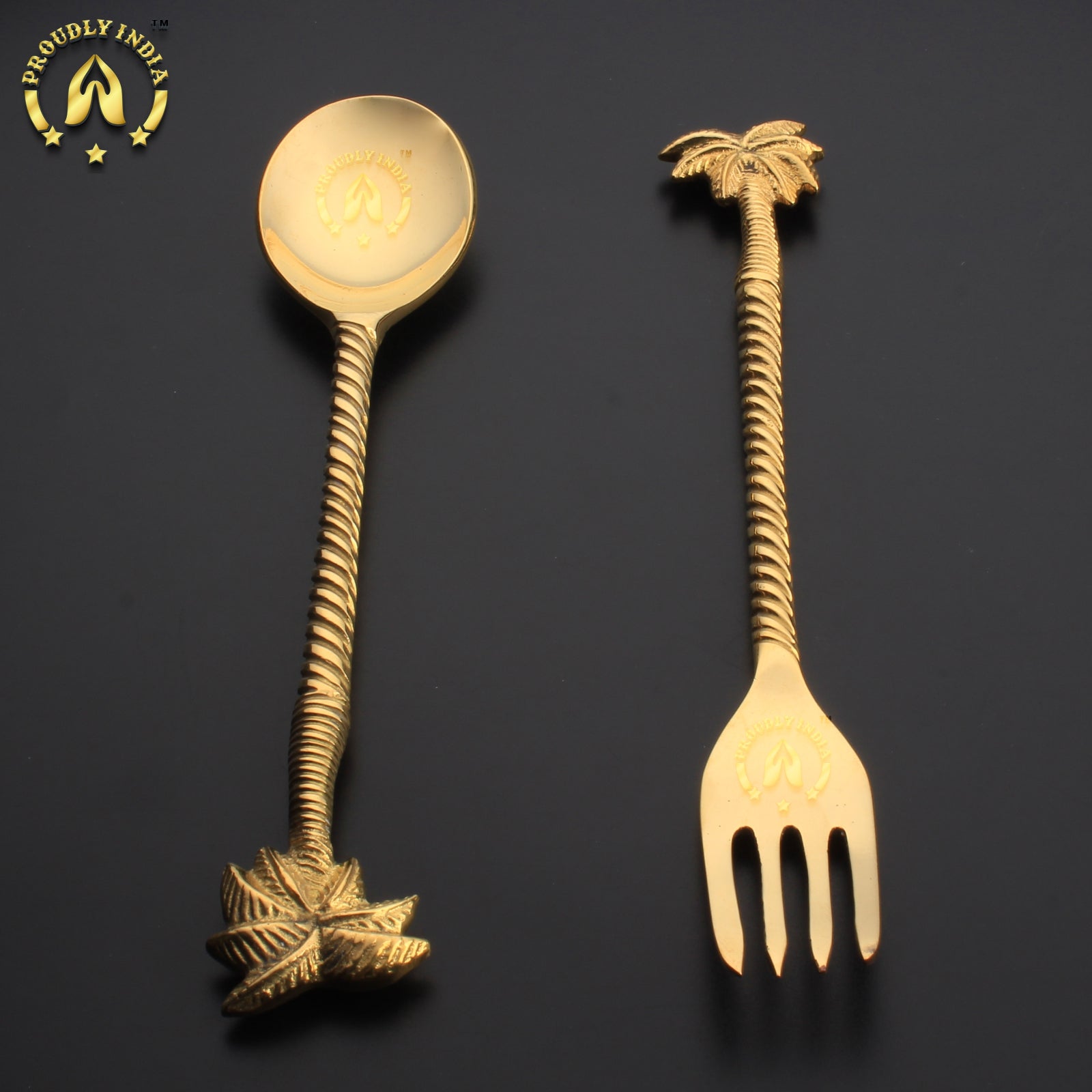 Heavy Designer Spoon and Fork