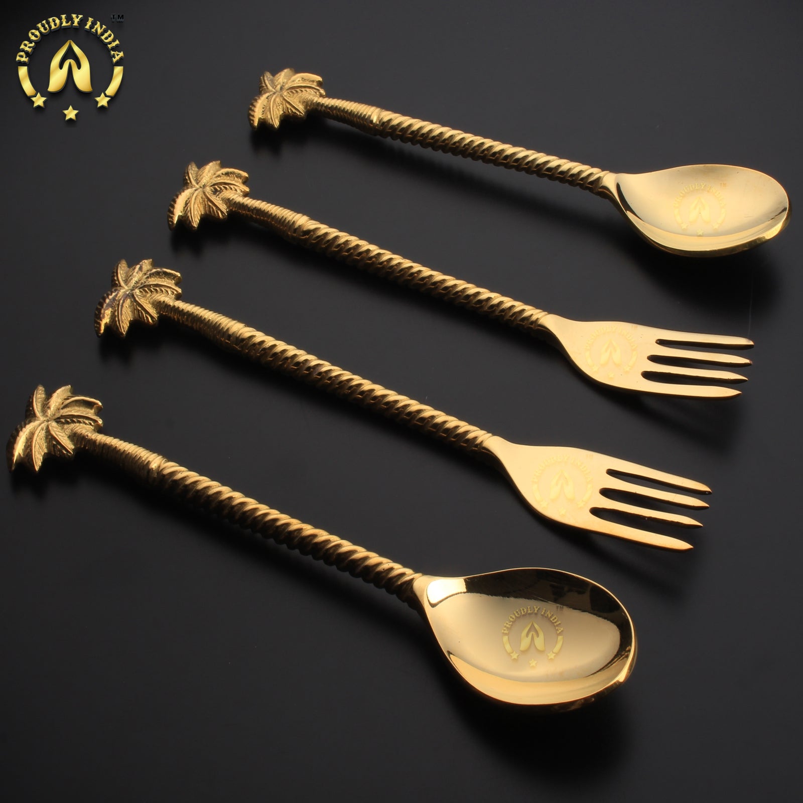 Heavy Designer Spoon and Fork