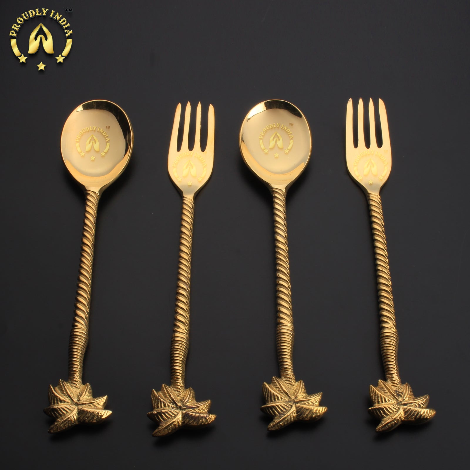 Heavy Designer Spoon and Fork