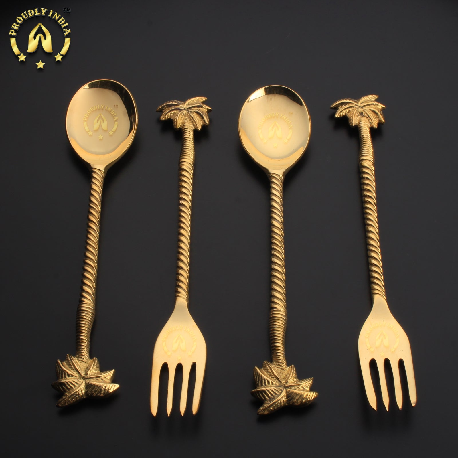 Heavy Designer Spoon and Fork