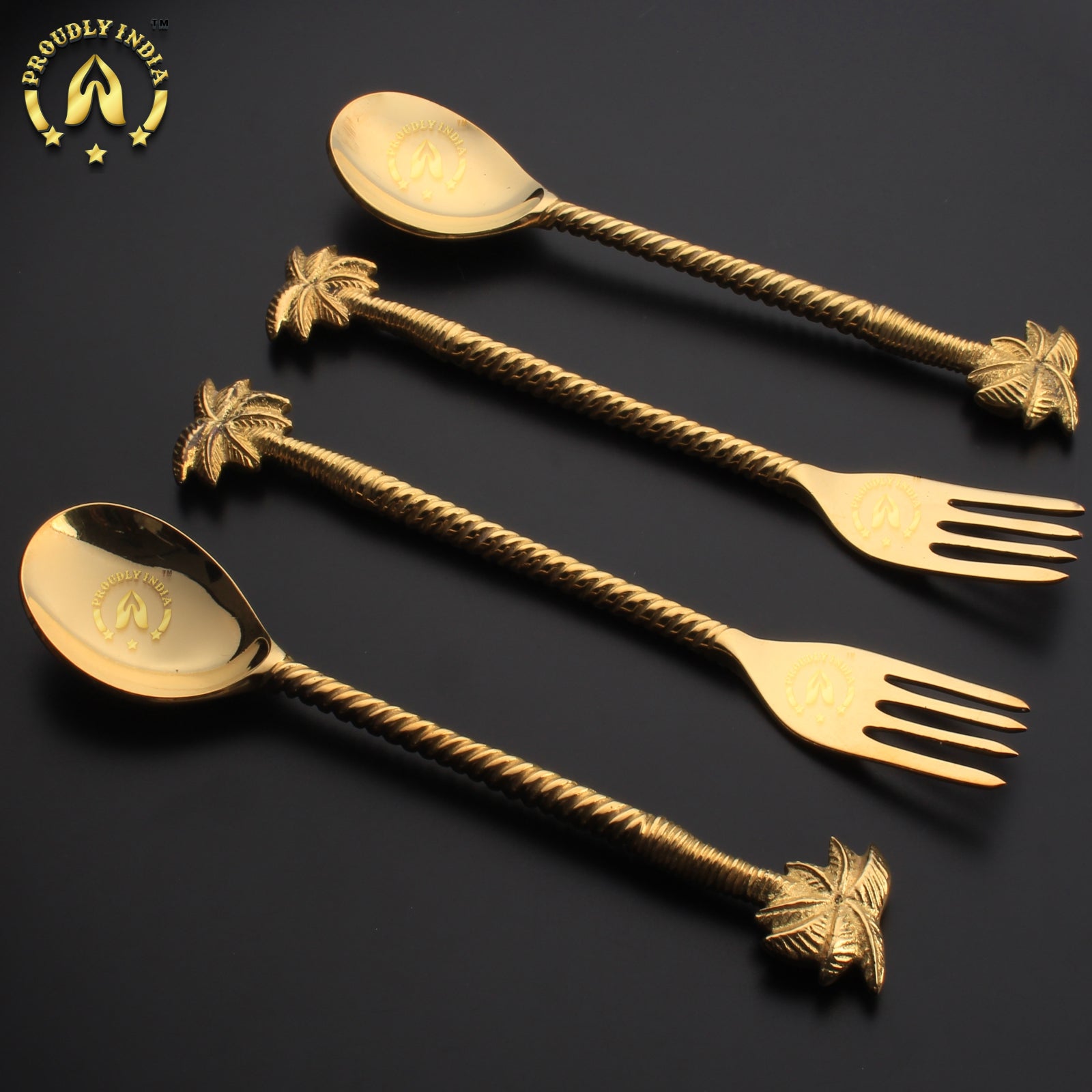 Heavy Designer Spoon and Fork