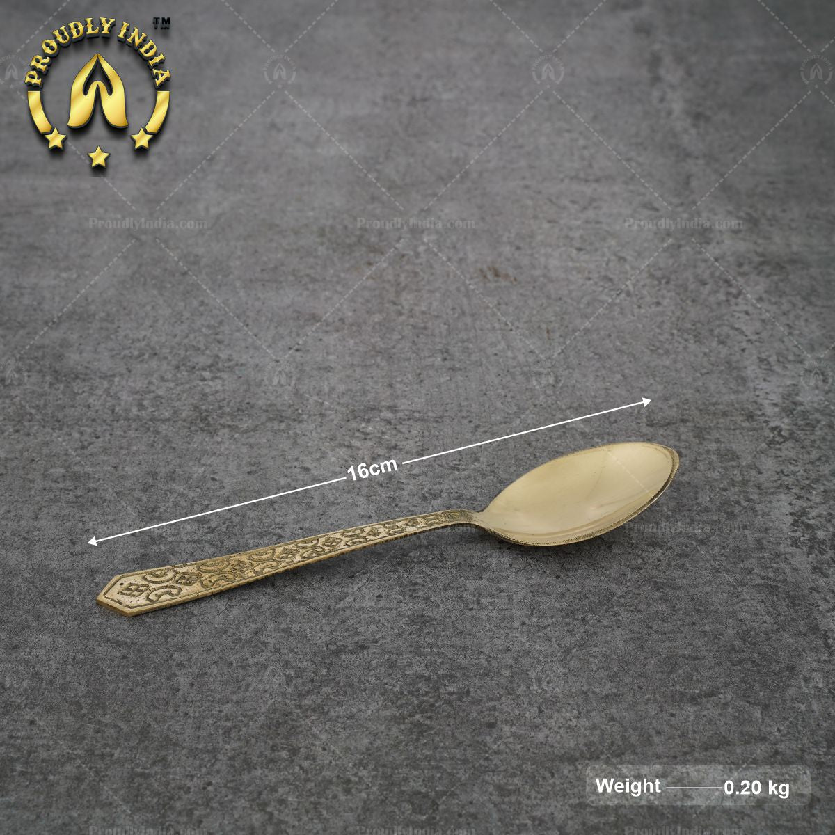 Brass Etched Dinner Thali Set