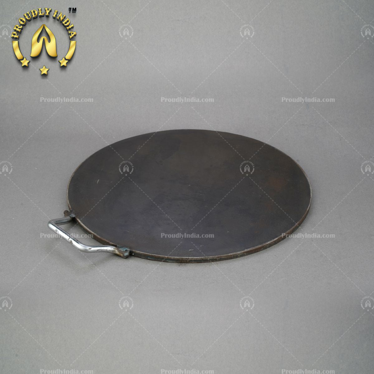 Flat Iron Dosa Pan with Steel Handle